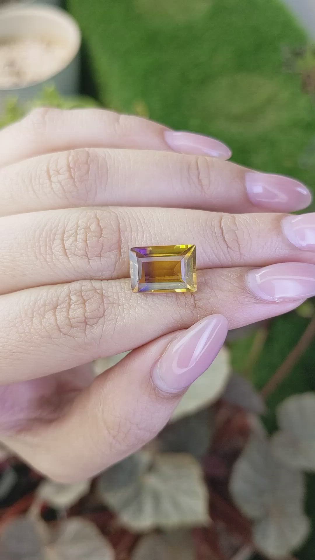 5.59 Ct. Bi Color Ametrine from Brazil Size Video