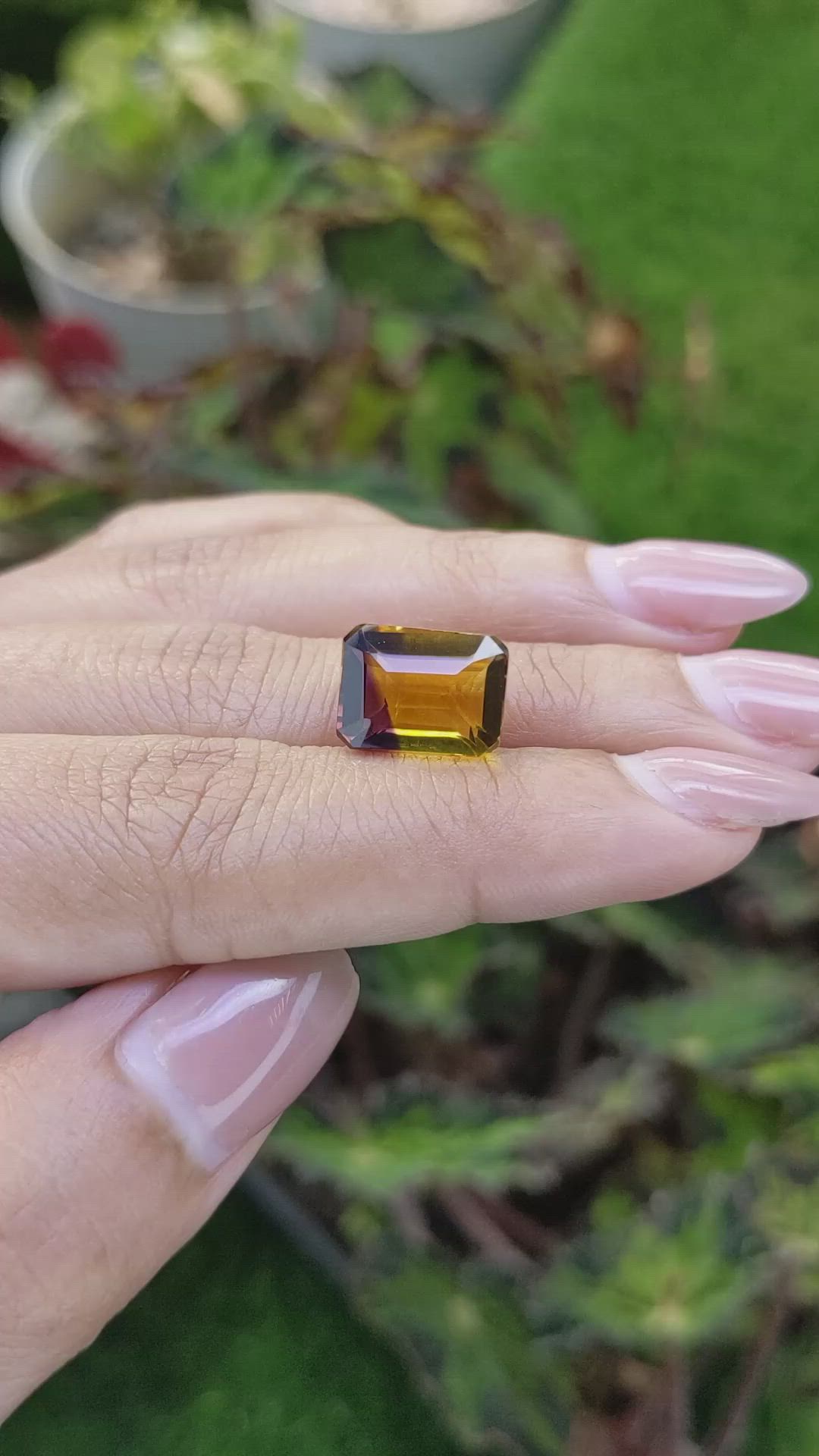 7.45 Ct. Bi Color Ametrine from Brazil Size Video