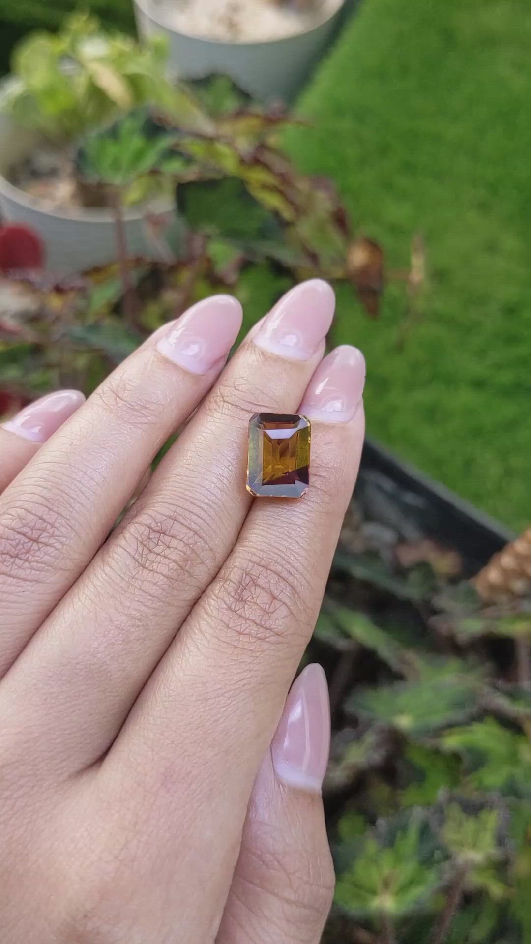 7.45 Ct. Bi Color Ametrine from Brazil Size Video