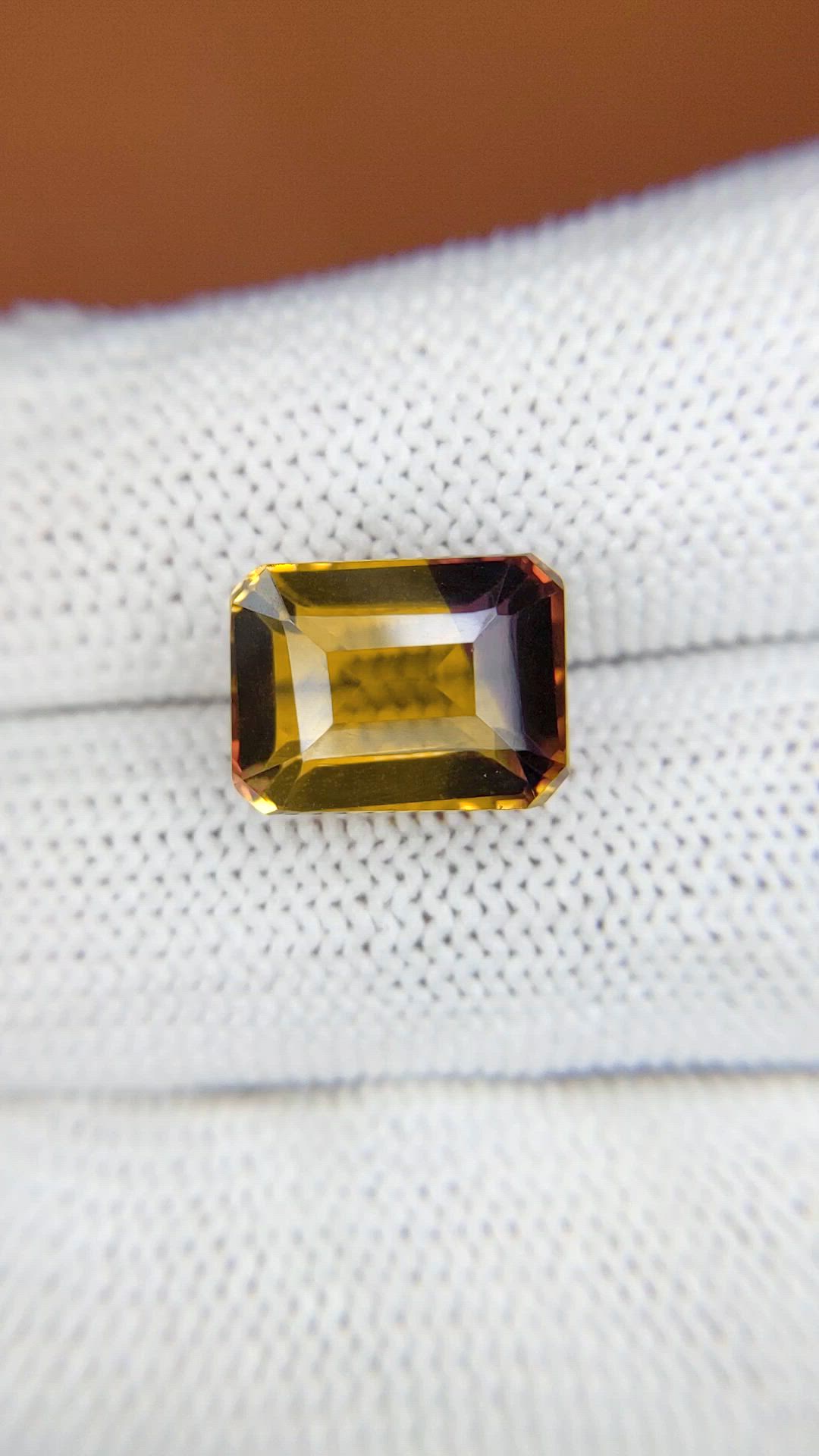 7.45 Ct. Bi Color Ametrine from Brazil Size Video
