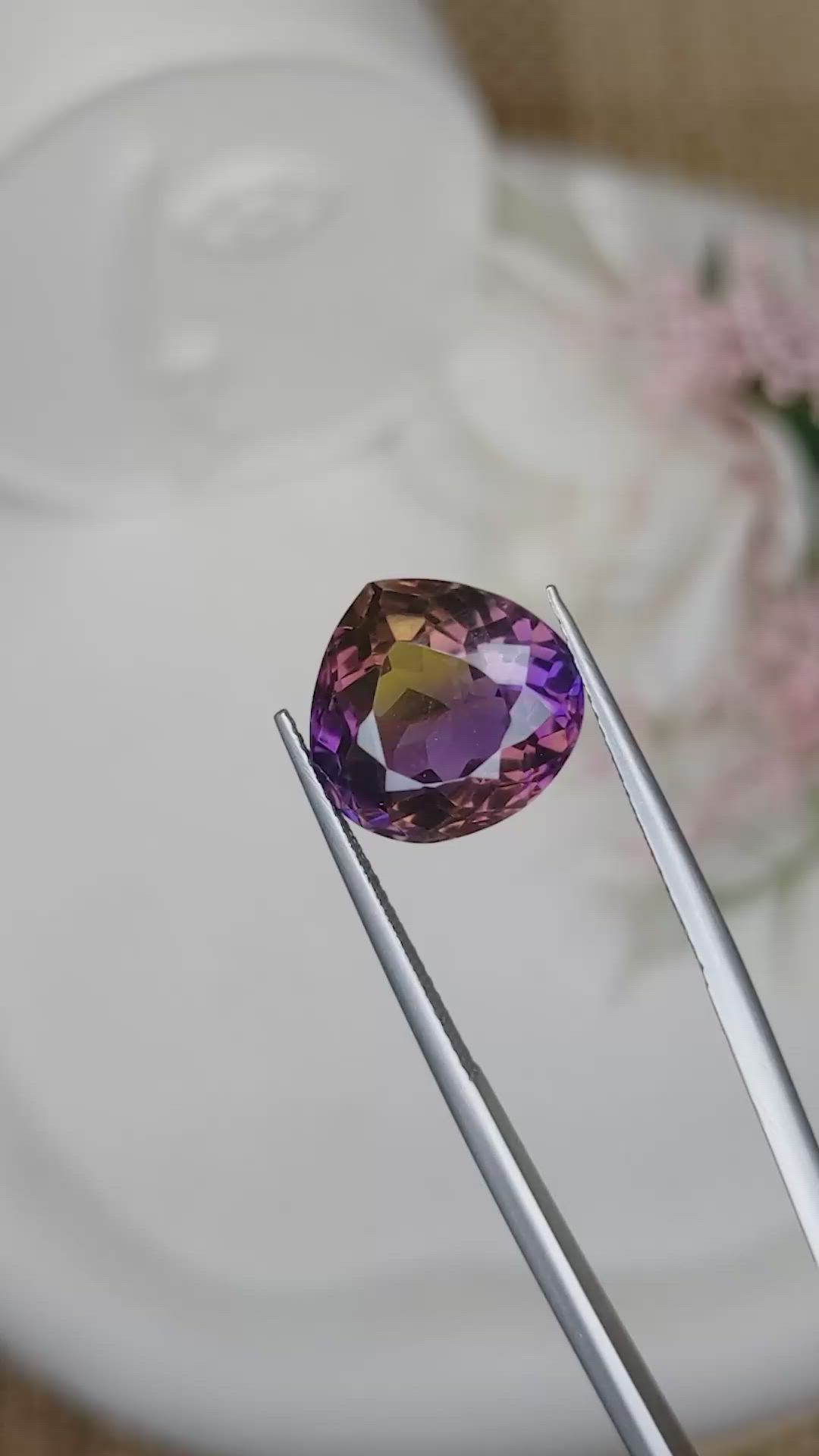7.75 Ct. Bi Color Ametrine from Brazil Size Video