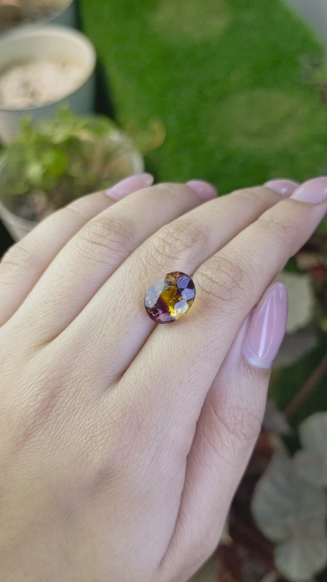 6.31 Ct. Bi Color Ametrine from Brazil Size Video