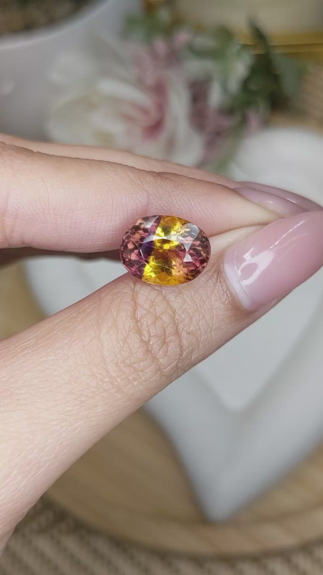 6.31 Ct. Bi Color Ametrine from Brazil Size Video