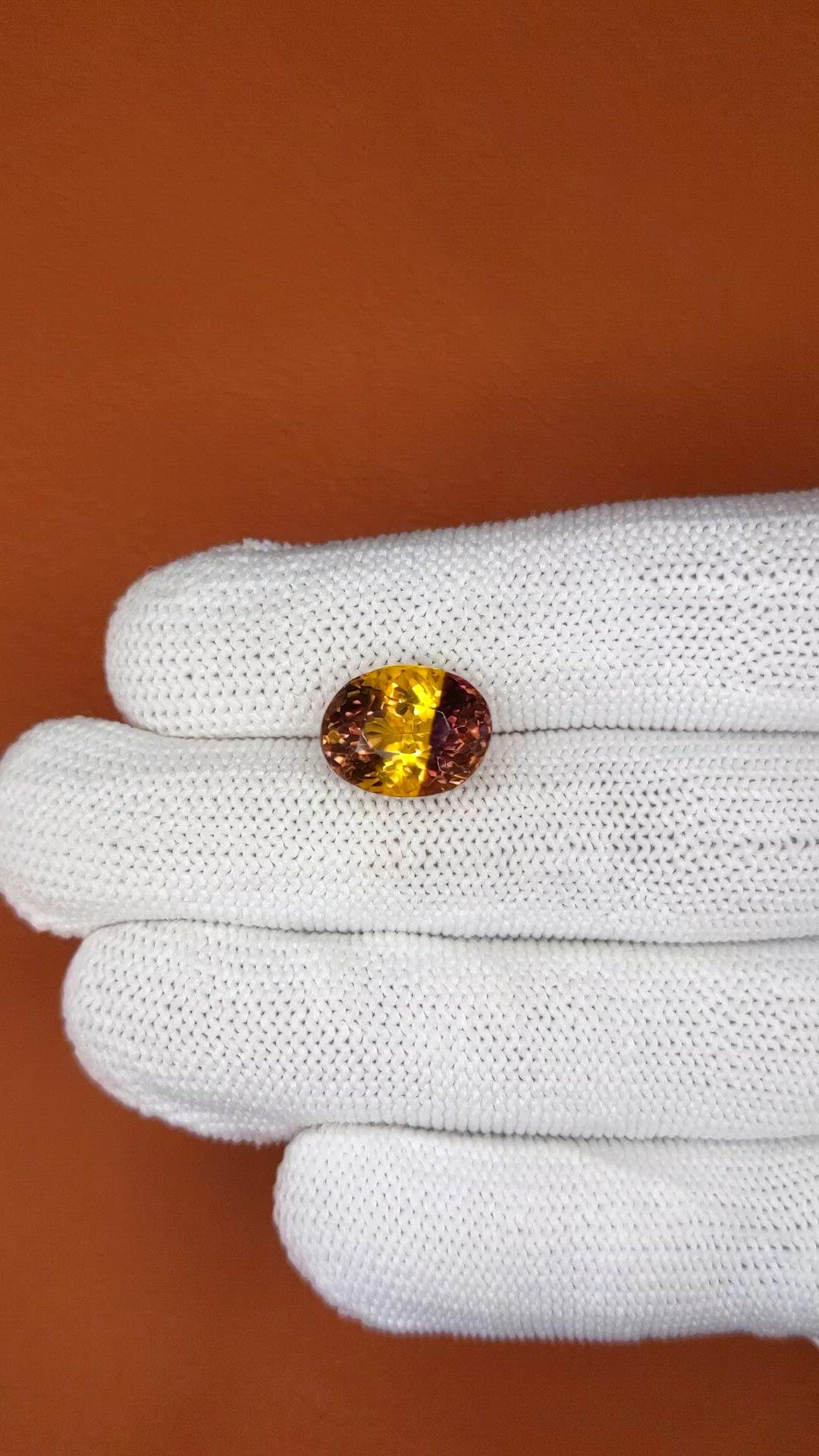 6.31 Ct. Bi Color Ametrine from Brazil Size Video