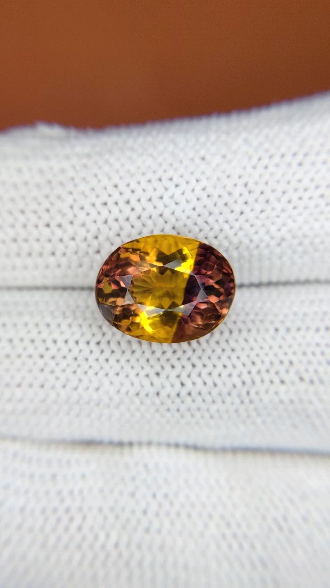 6.31 Ct. Bi Color Ametrine from Brazil Size Video