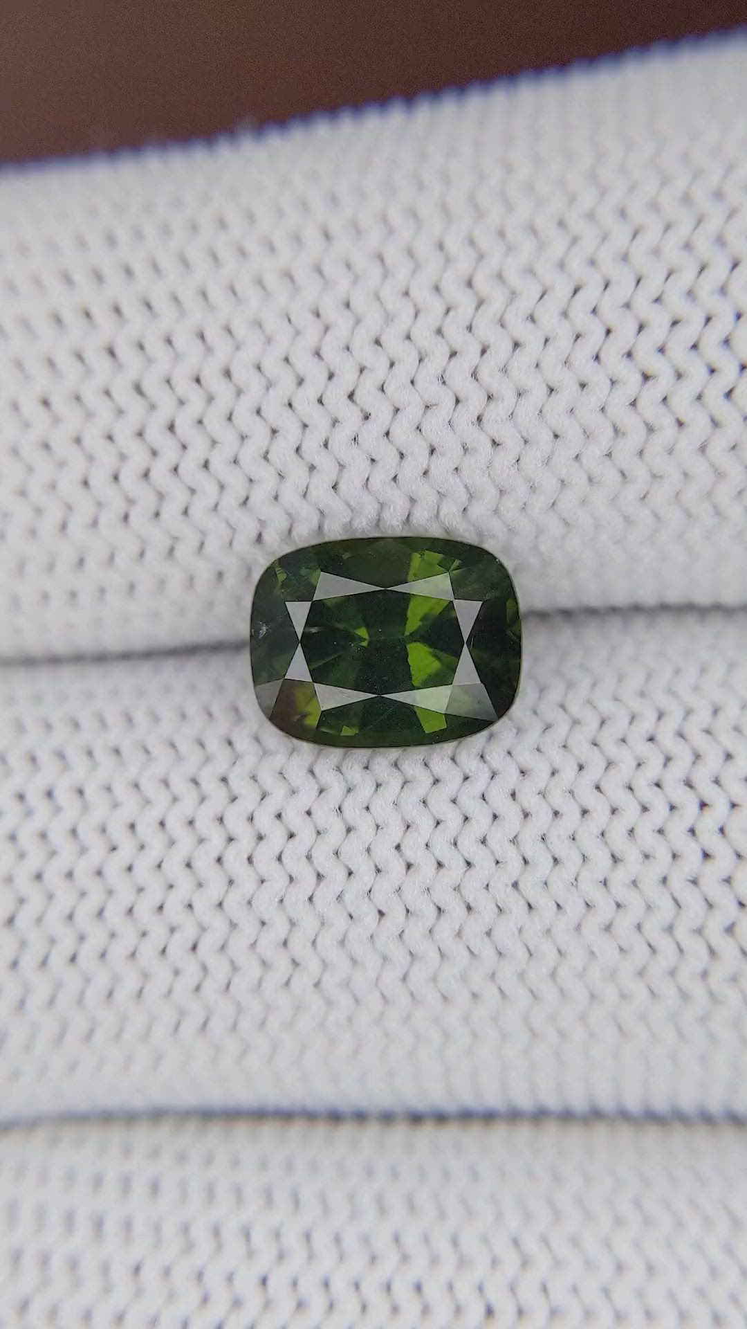 2.96 Ct. Green Zircon from Ceylon (Sri Lanka) Size Video