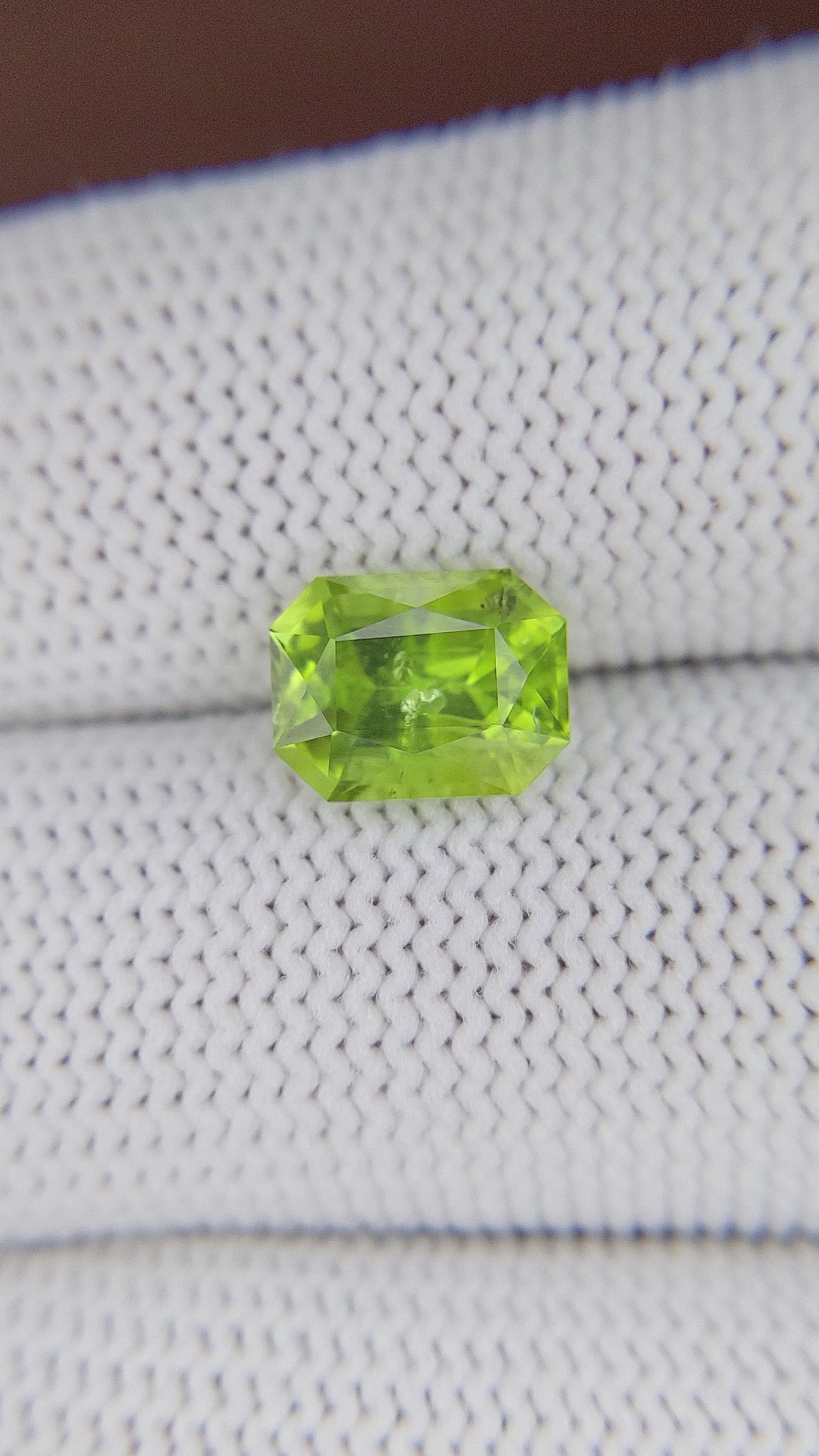 2.60 Ct. Yellowish Green Peridot from Pakistan Size Video