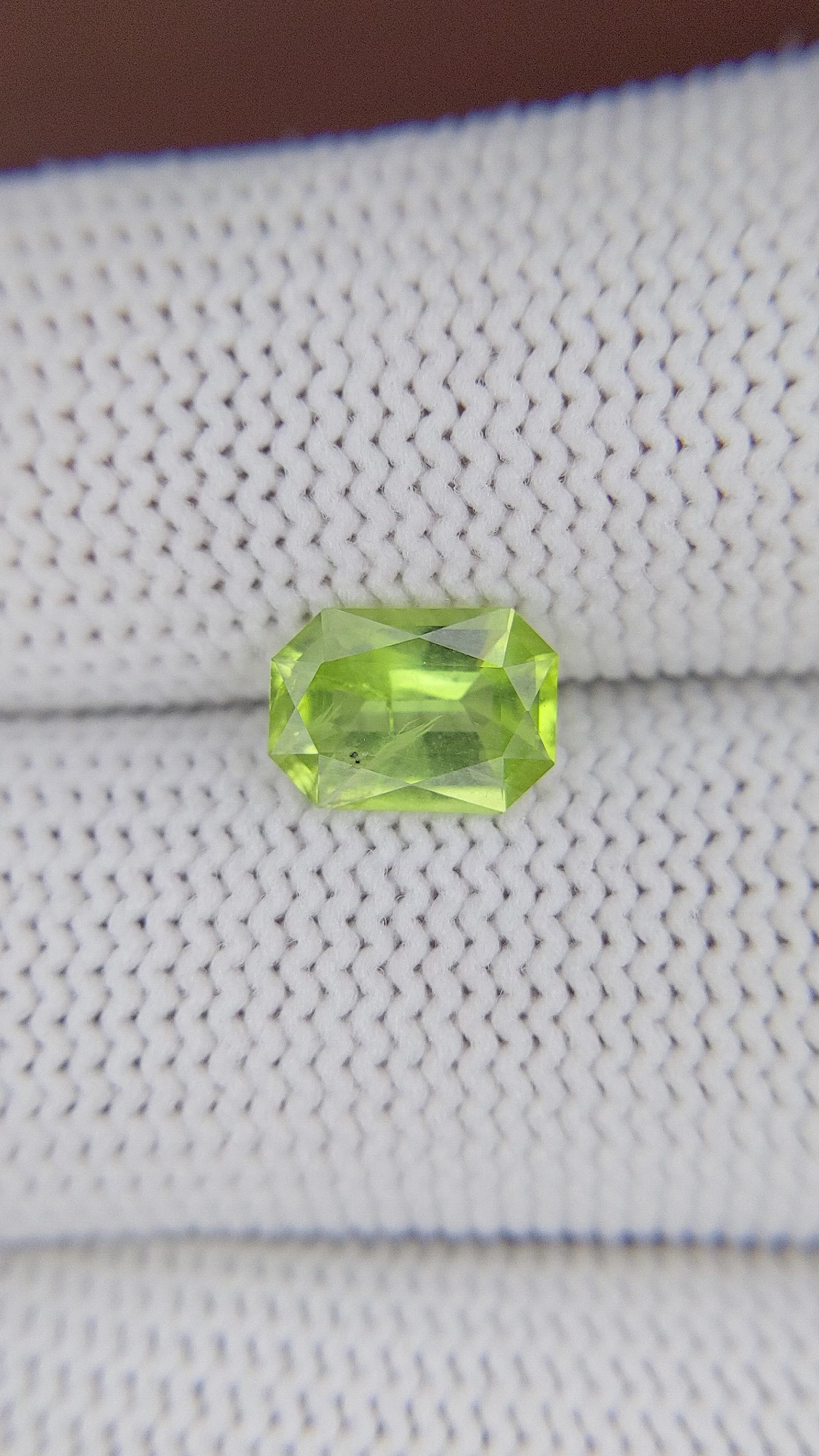 1.48 Ct. Yellowish Green Peridot from Pakistan Size Video