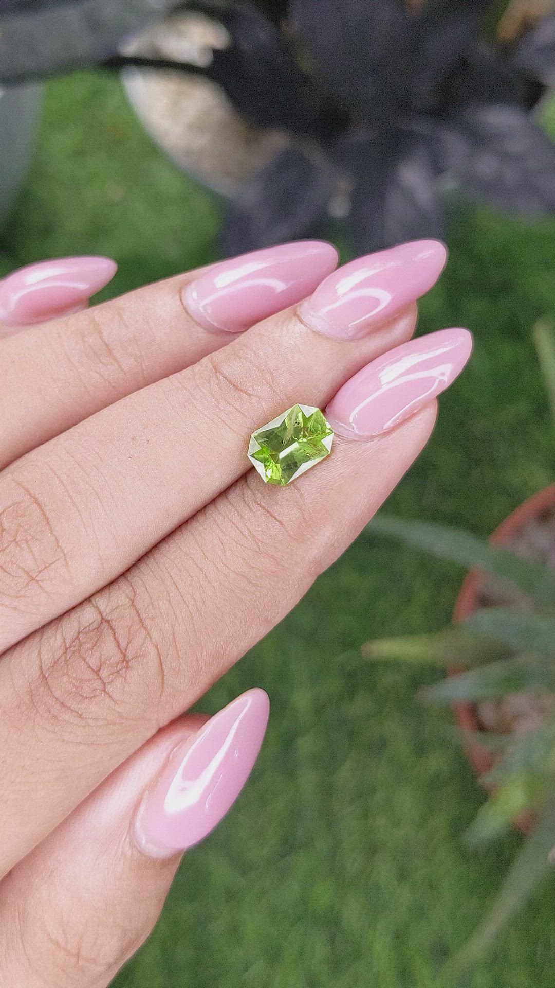1.48 Ct. Yellowish Green Peridot from Pakistan Size Video