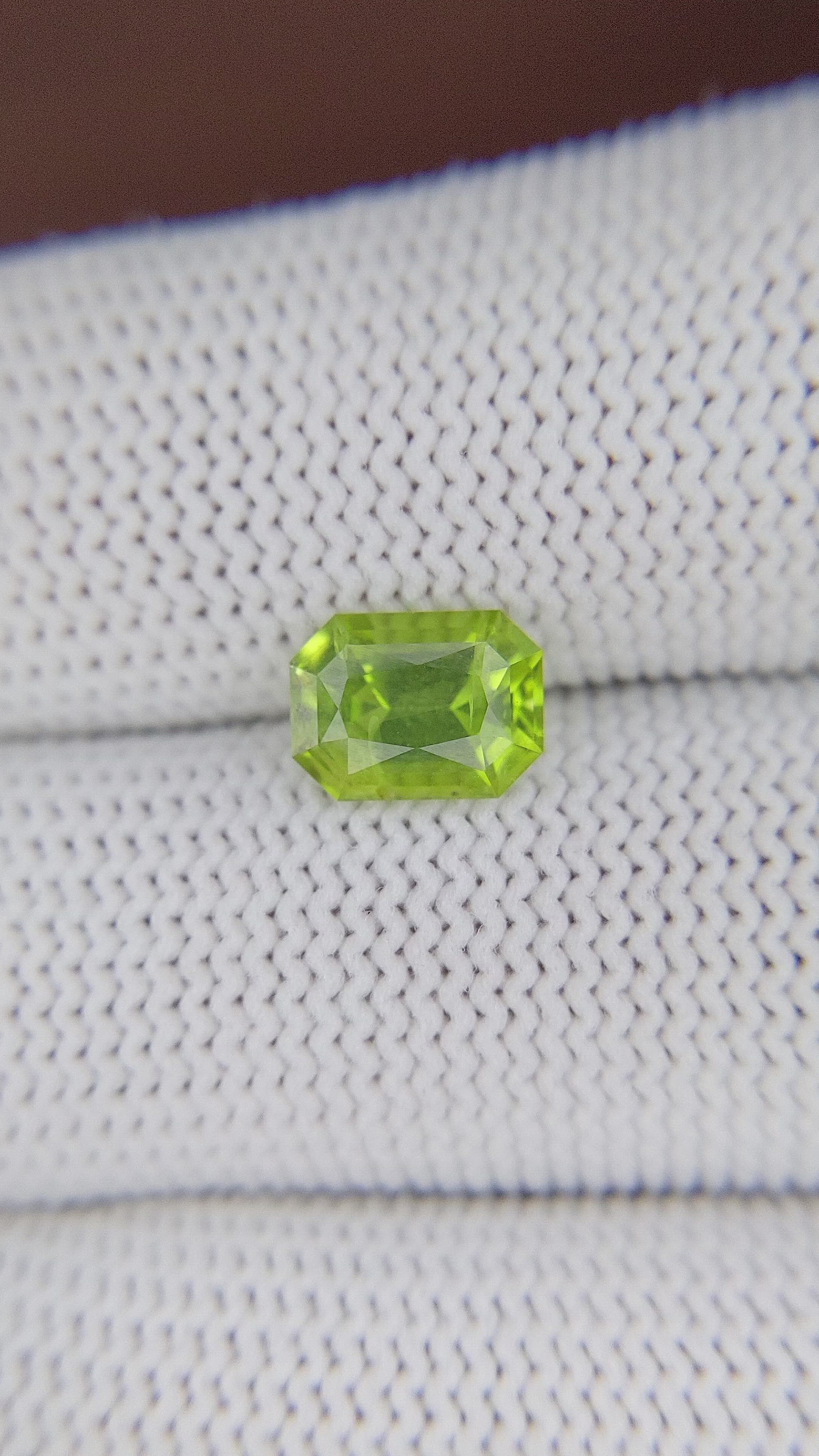 1.83 Ct. Yellowish Green Peridot from Pakistan Size Video