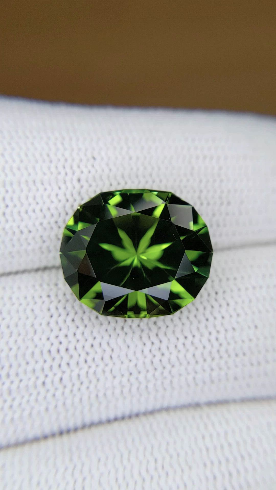 10.00 Ct. Green Tourmaline from Tanzania Size Video