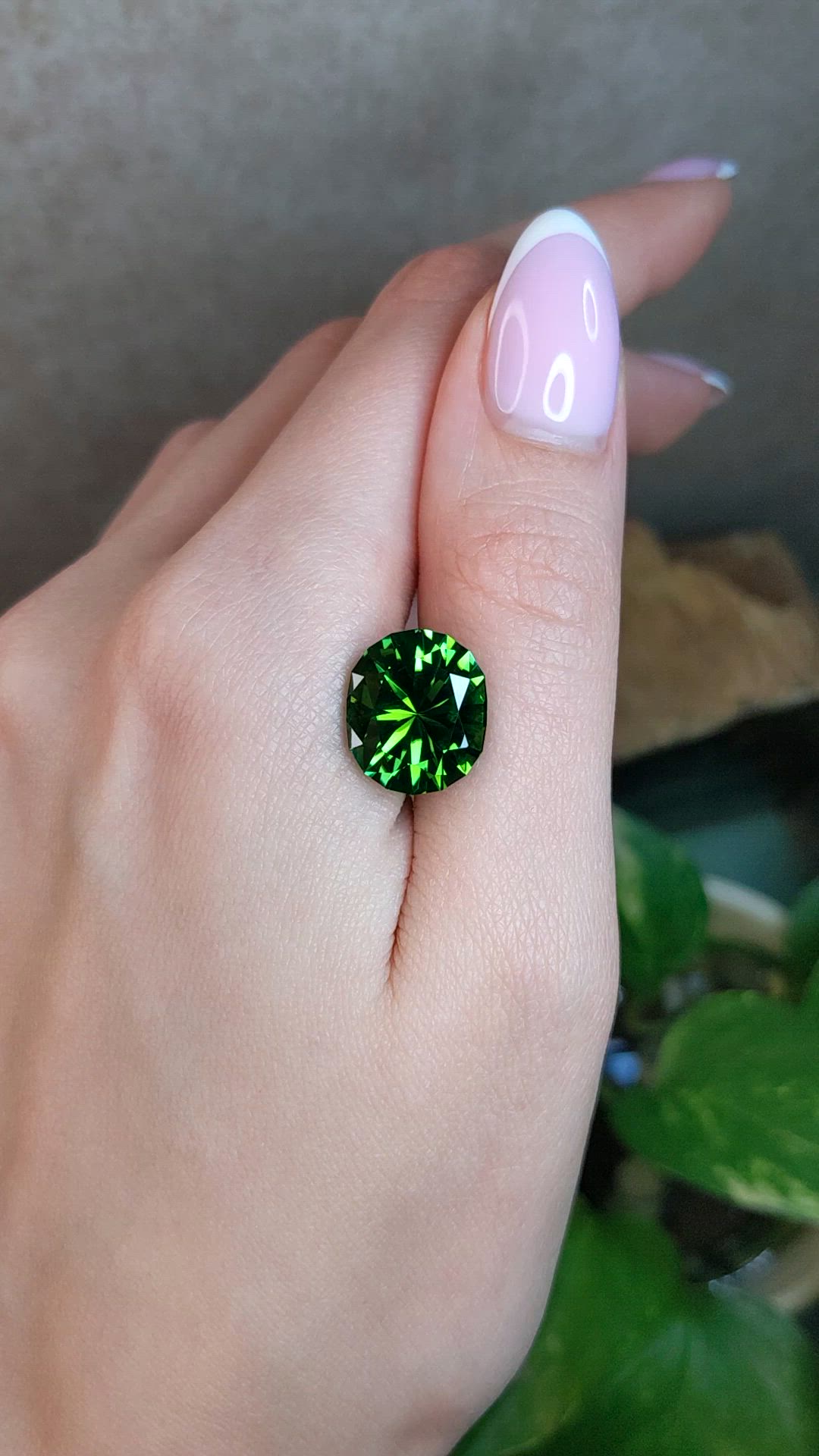 10.00 Ct. Green Tourmaline from Tanzania Size Video
