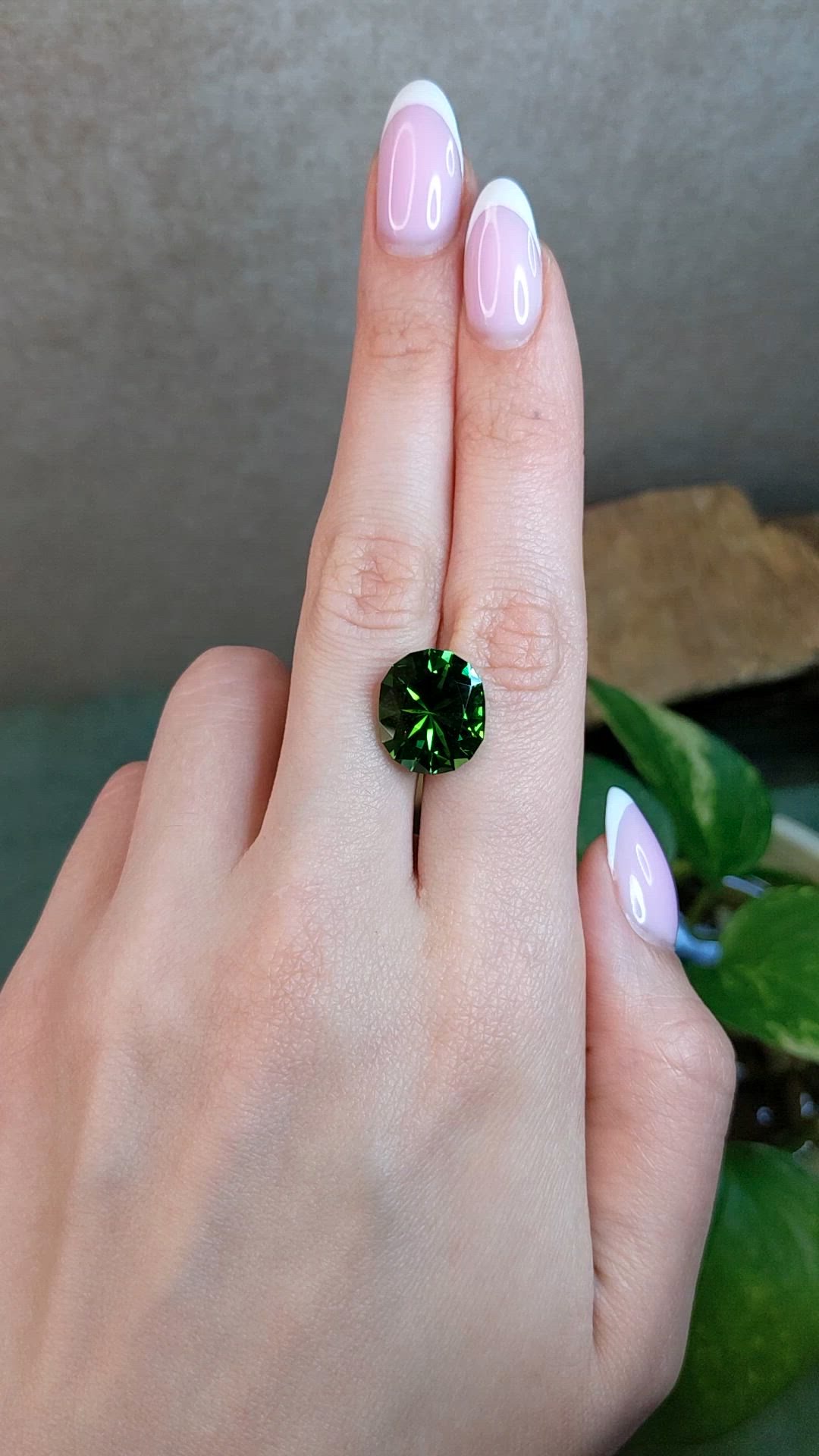 10.00 Ct. Green Tourmaline from Tanzania Size Video