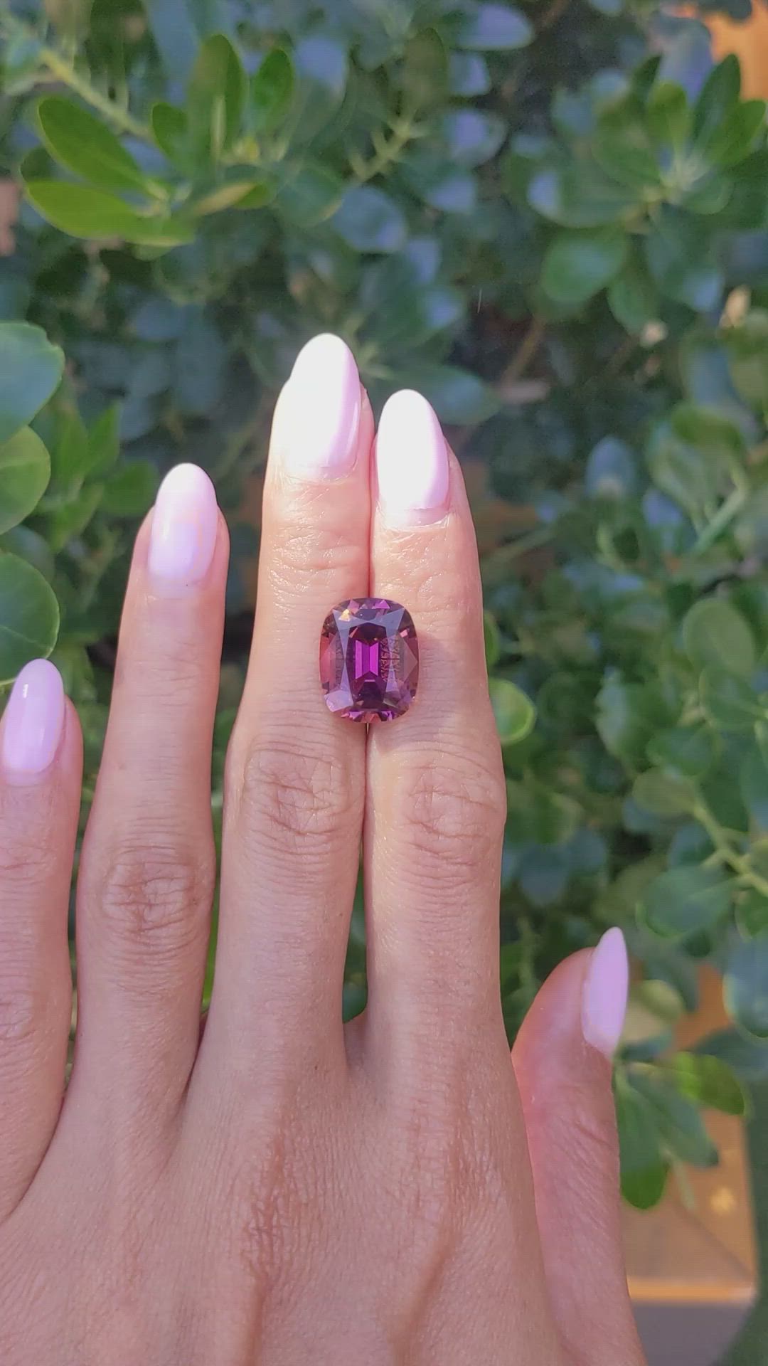 9.03 Ct. Purplish Pink Tourmaline from Tanzania Size Video