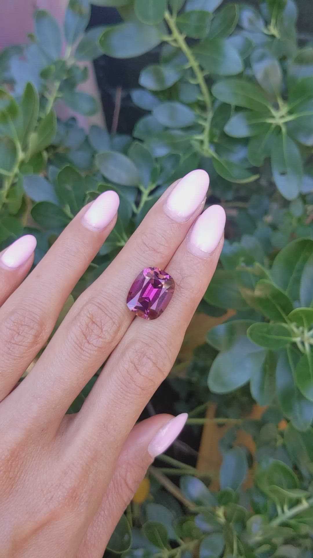 9.03 Ct. Purplish Pink Tourmaline from Tanzania Size Video