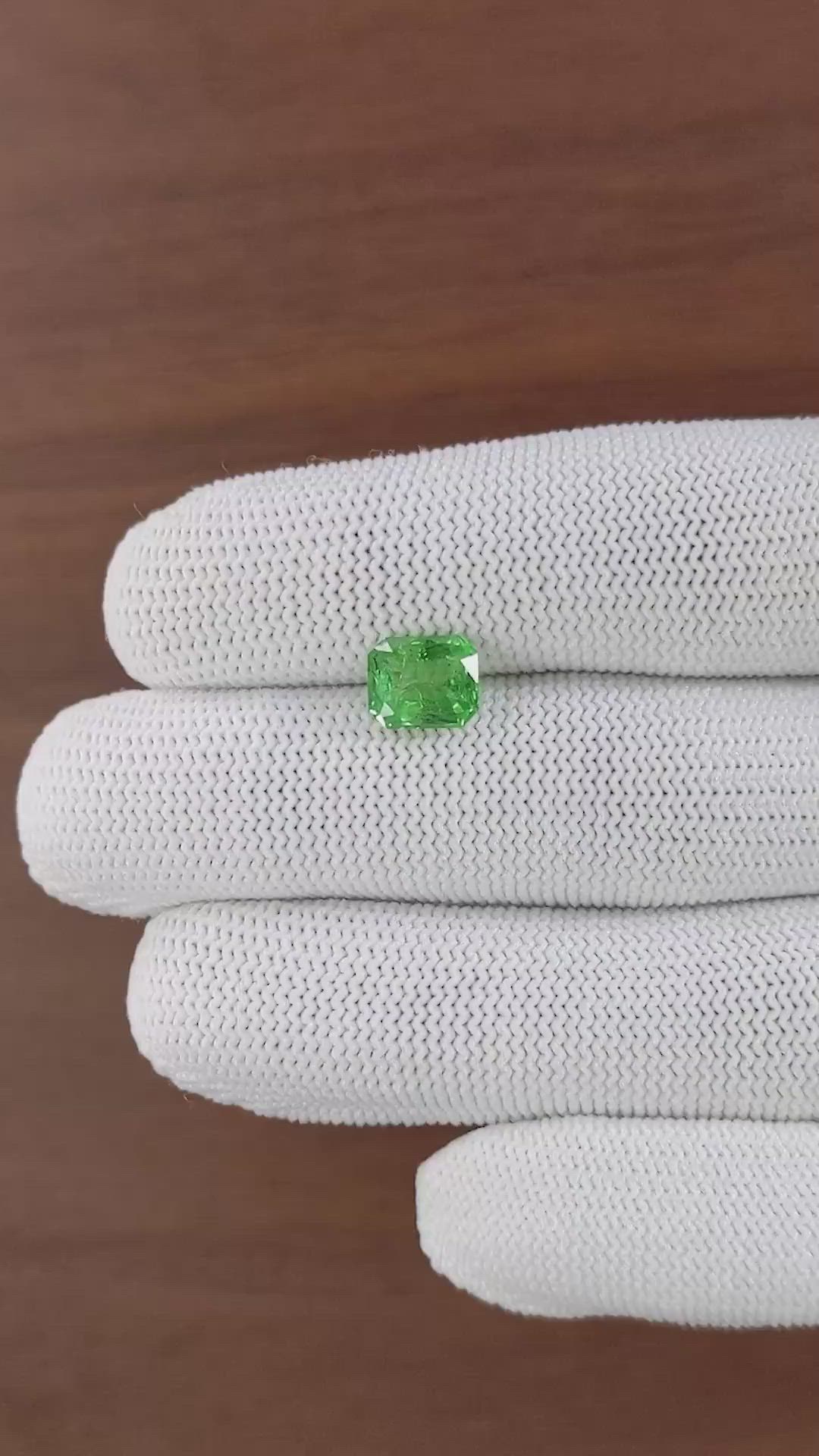 2.40 Ct. Tsavorite Garnet from Tanzania Size Video