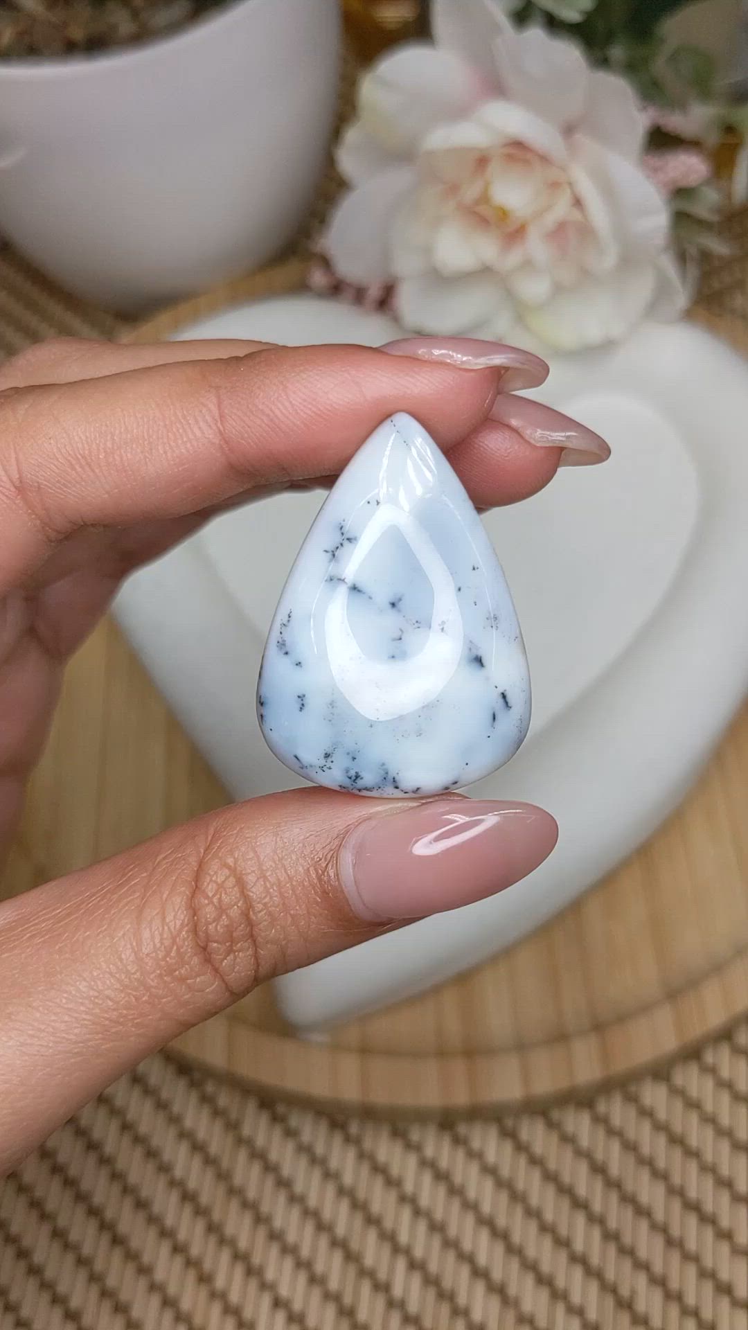49.21 Ct. Multi Color Cabochon Agate from Madagascar Size Video