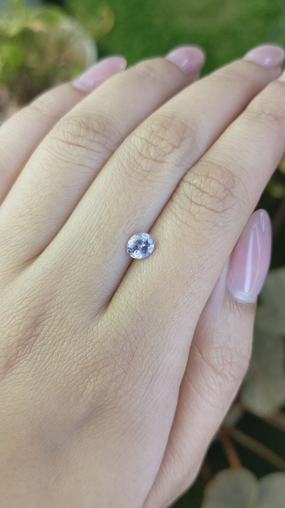 0.68 Ct. Blue Spinel from Ceylon (Sri Lanka) Size Video