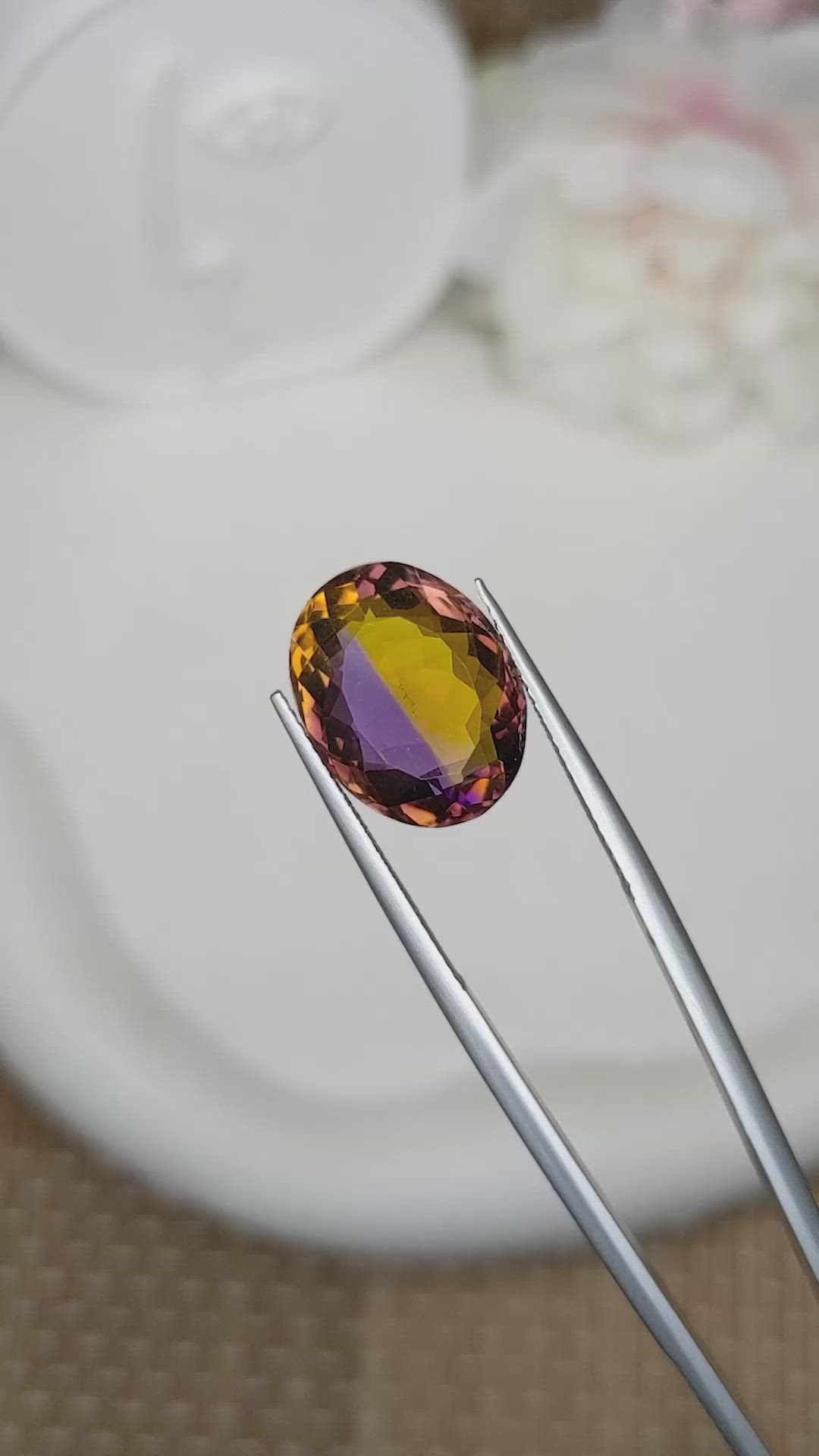 9.05 Ct. Bi Color Ametrine from Brazil Size Video