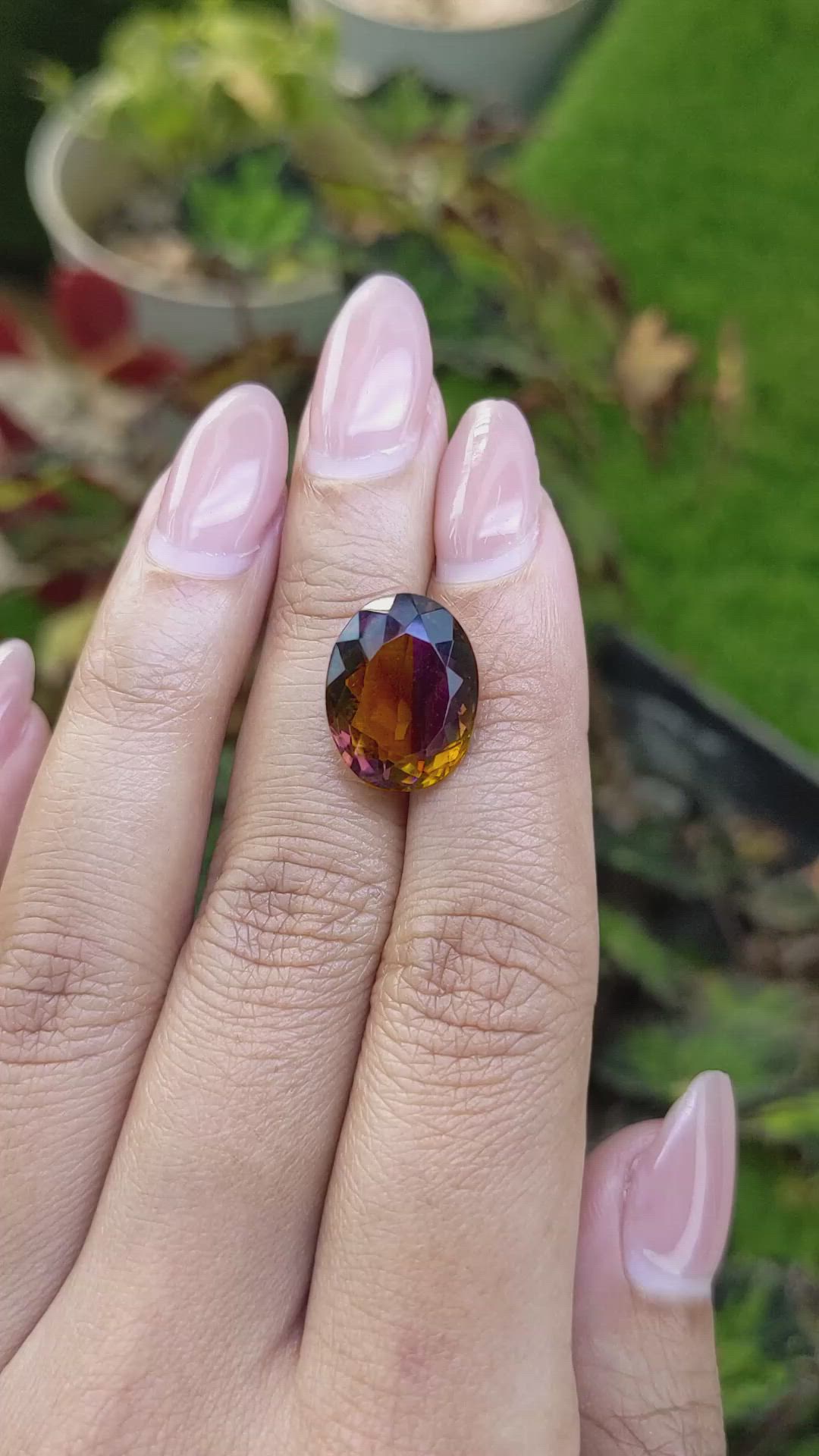 9.05 Ct. Bi Color Ametrine from Brazil Size Video