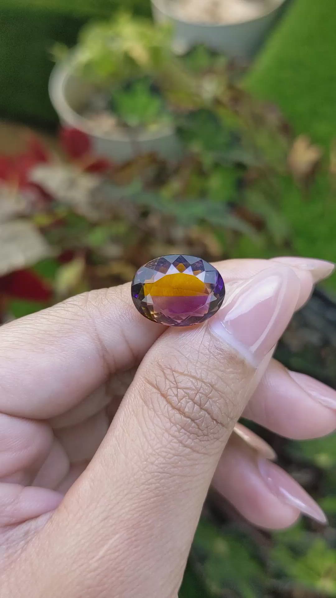 9.05 Ct. Bi Color Ametrine from Brazil Size Video