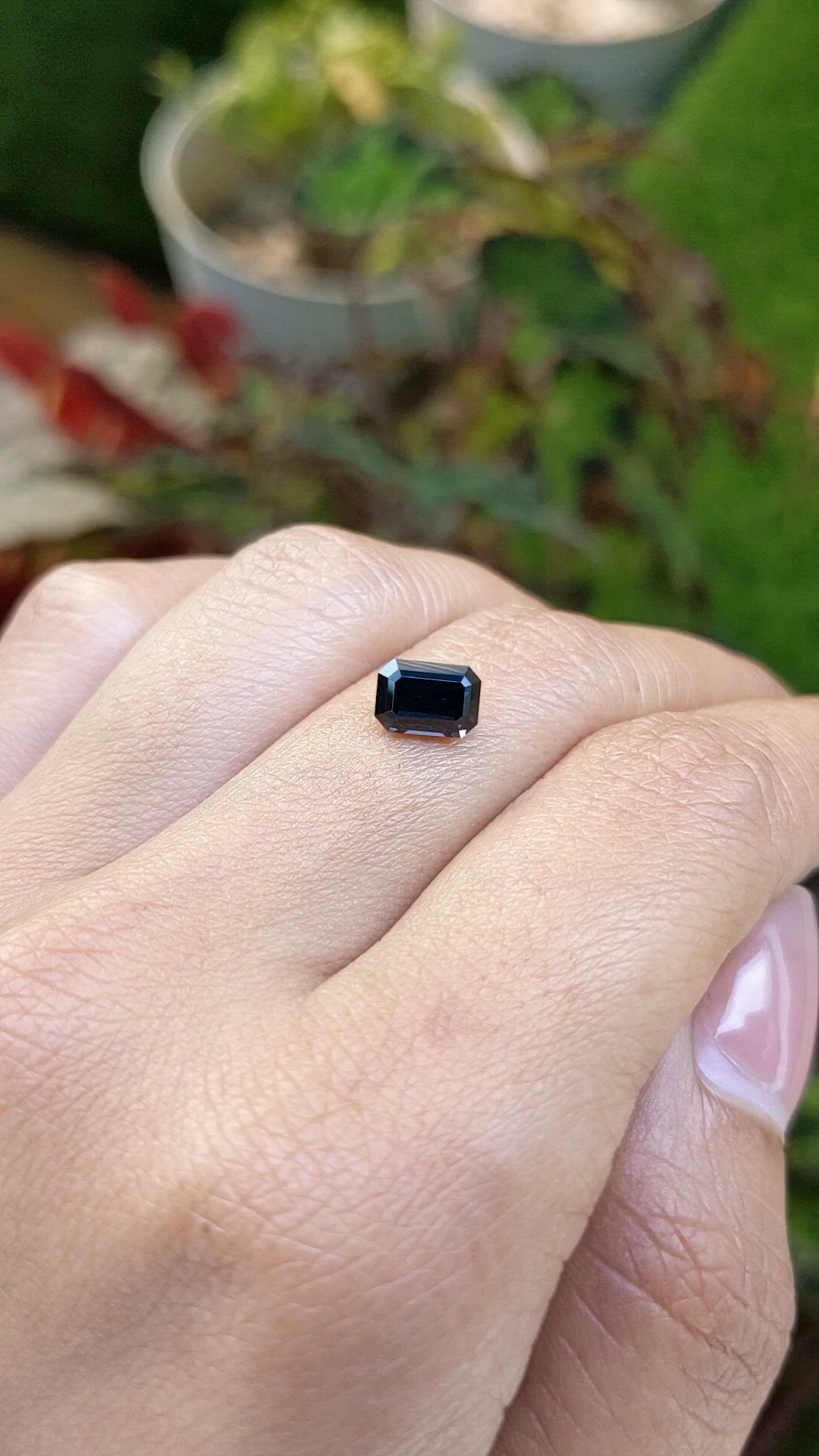 1.70 Ct. Blue Spinel from Ceylon (Sri Lanka) Size Video