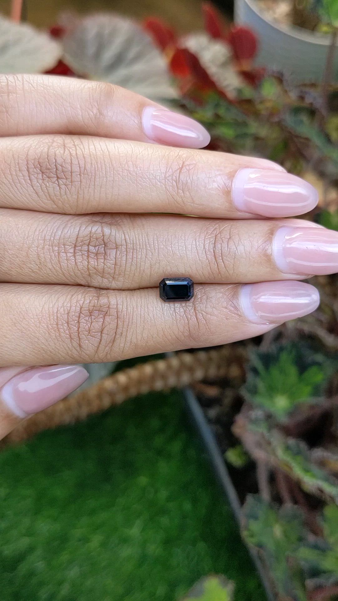 1.70 Ct. Blue Spinel from Ceylon (Sri Lanka) Size Video