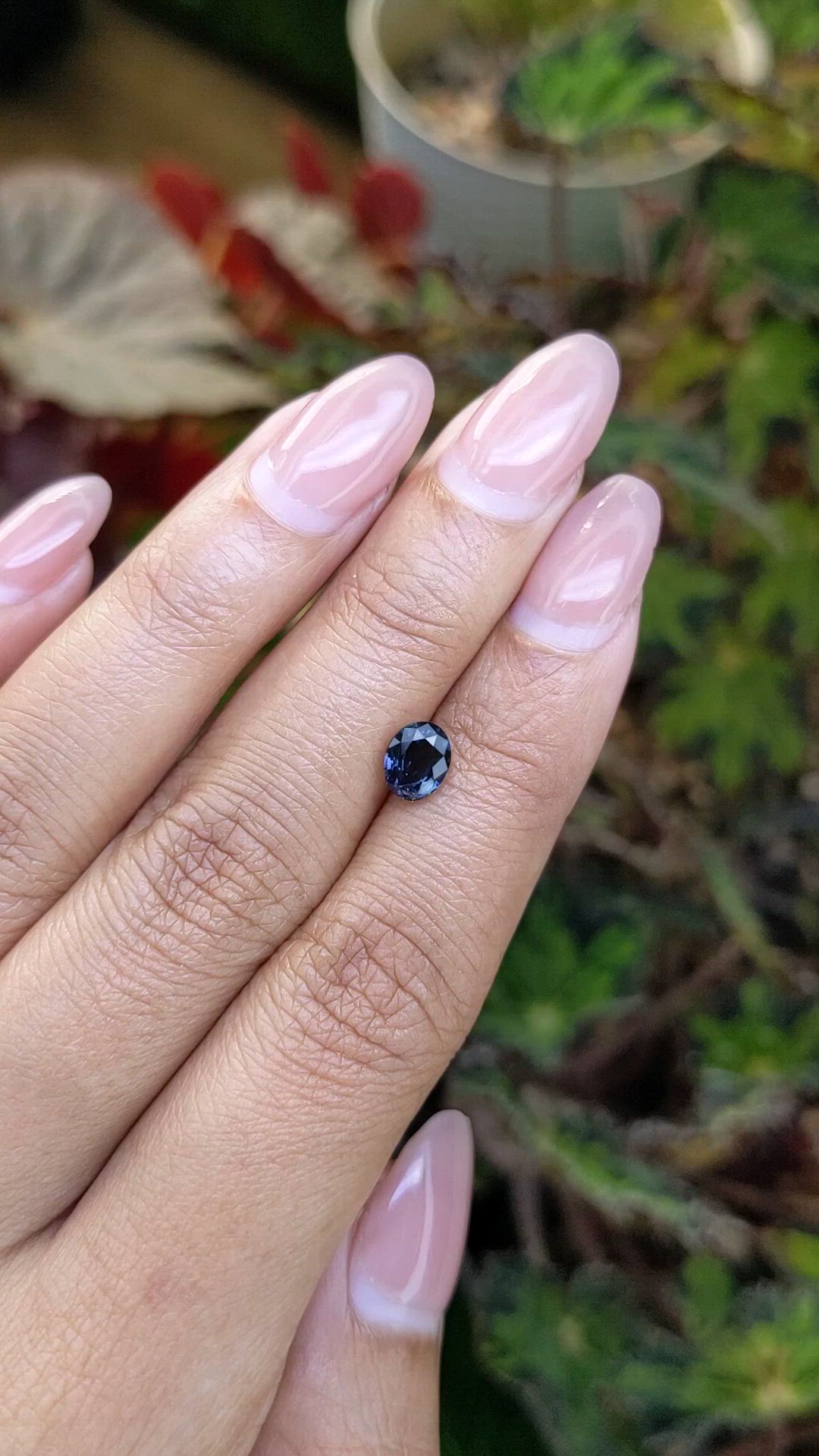 1.10 Ct. Blue Spinel from Ceylon (Sri Lanka) Size Video