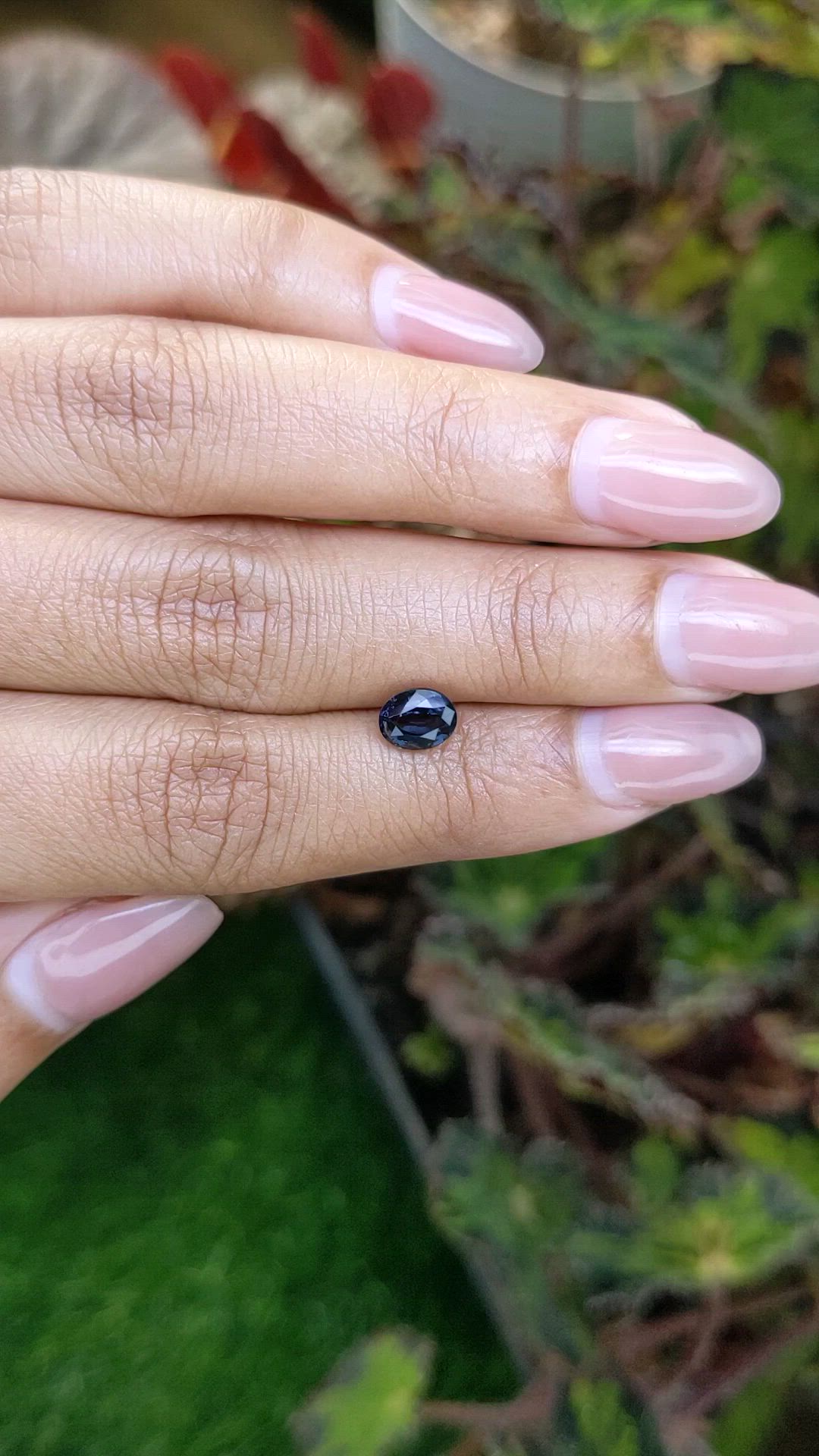 1.10 Ct. Blue Spinel from Ceylon (Sri Lanka) Size Video