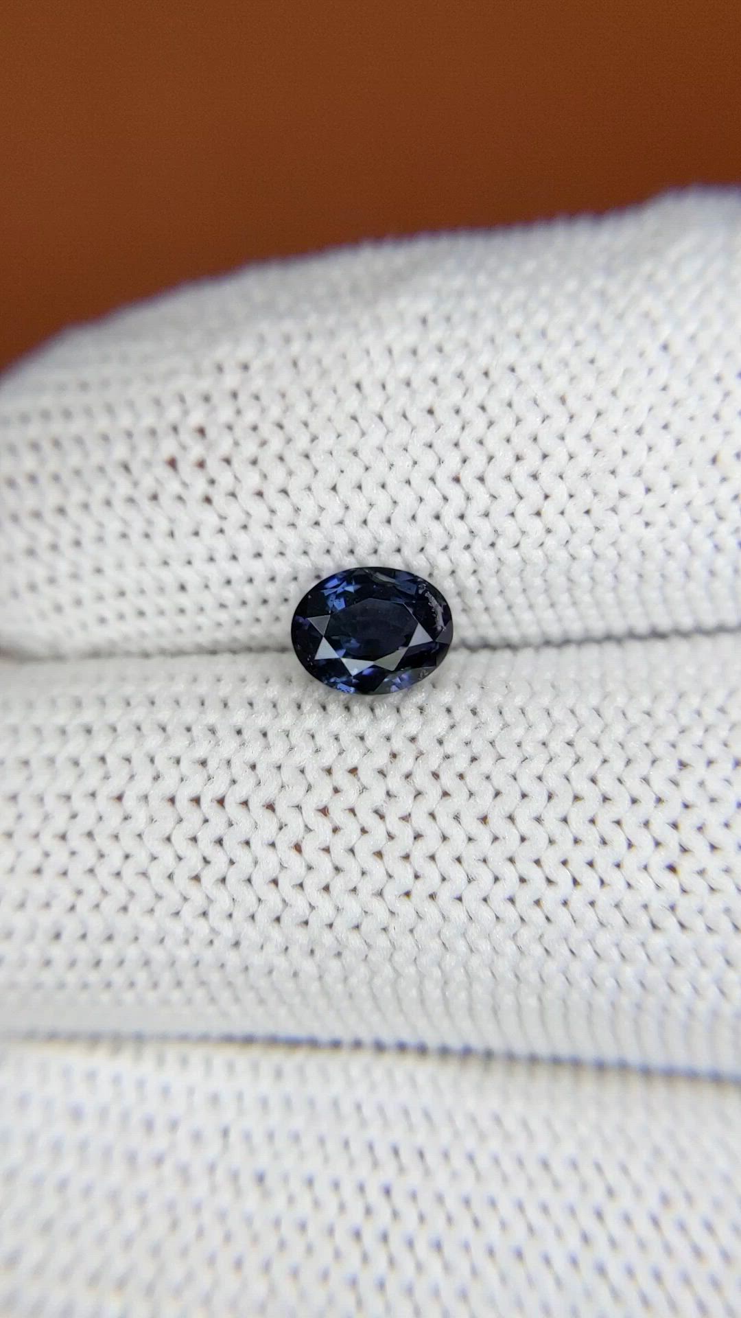 1.10 Ct. Blue Spinel from Ceylon (Sri Lanka) Size Video