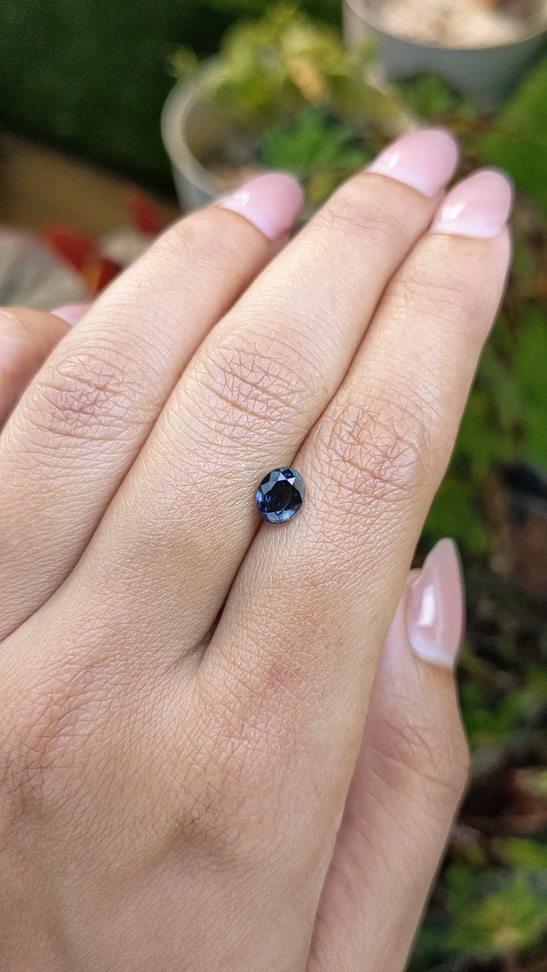 1.10 Ct. Blue Spinel from Ceylon (Sri Lanka) Size Video