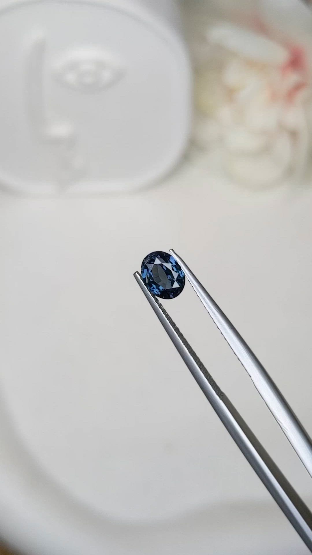 1.10 Ct. Blue Spinel from Ceylon (Sri Lanka) Size Video
