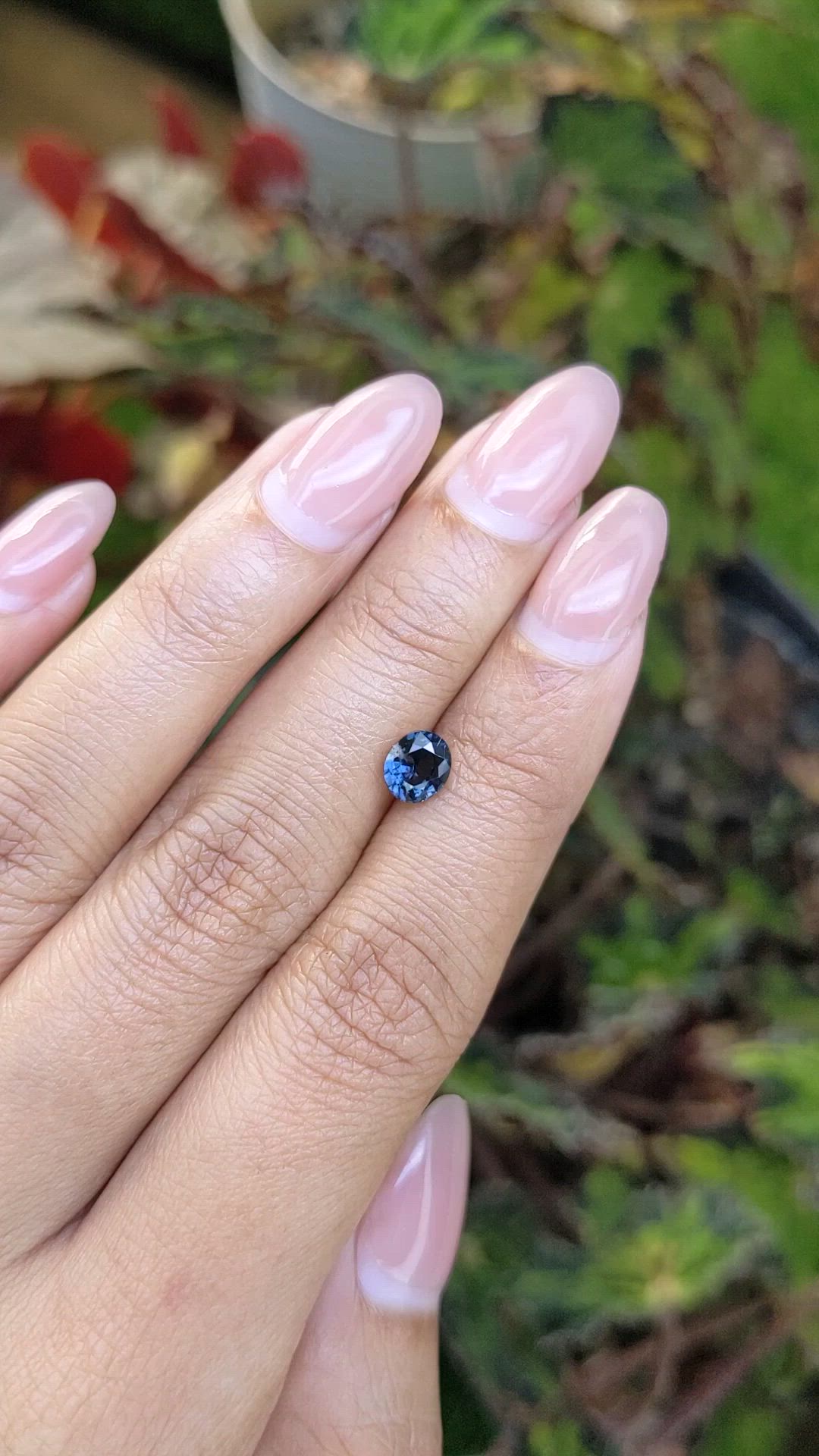 1.06 Ct. Blue Spinel from Ceylon (Sri Lanka) Size Video