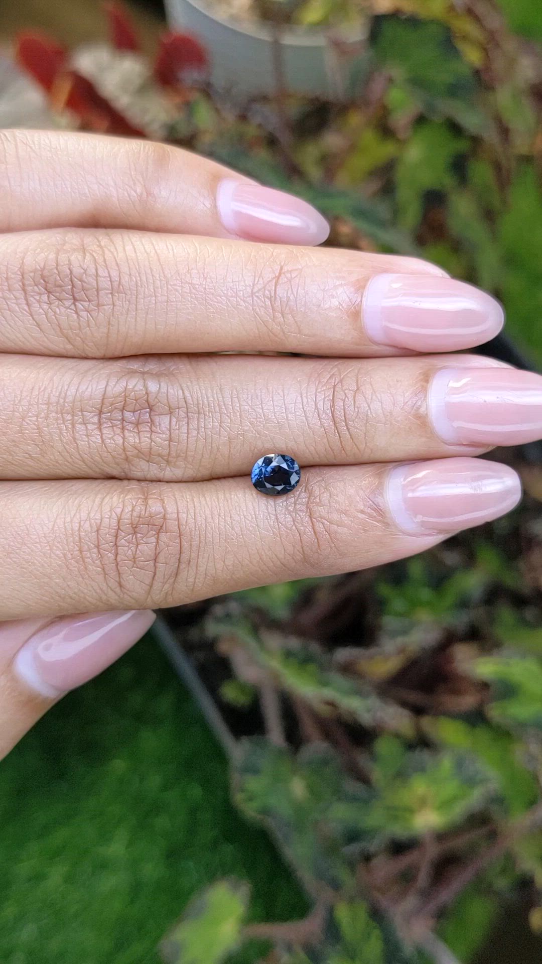 1.06 Ct. Blue Spinel from Ceylon (Sri Lanka) Size Video
