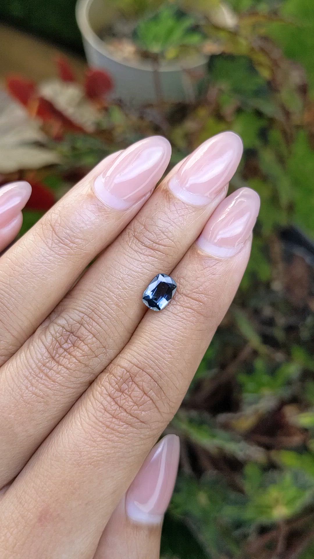 1.17 Ct. Blue Spinel from Ceylon (Sri Lanka) Size Video