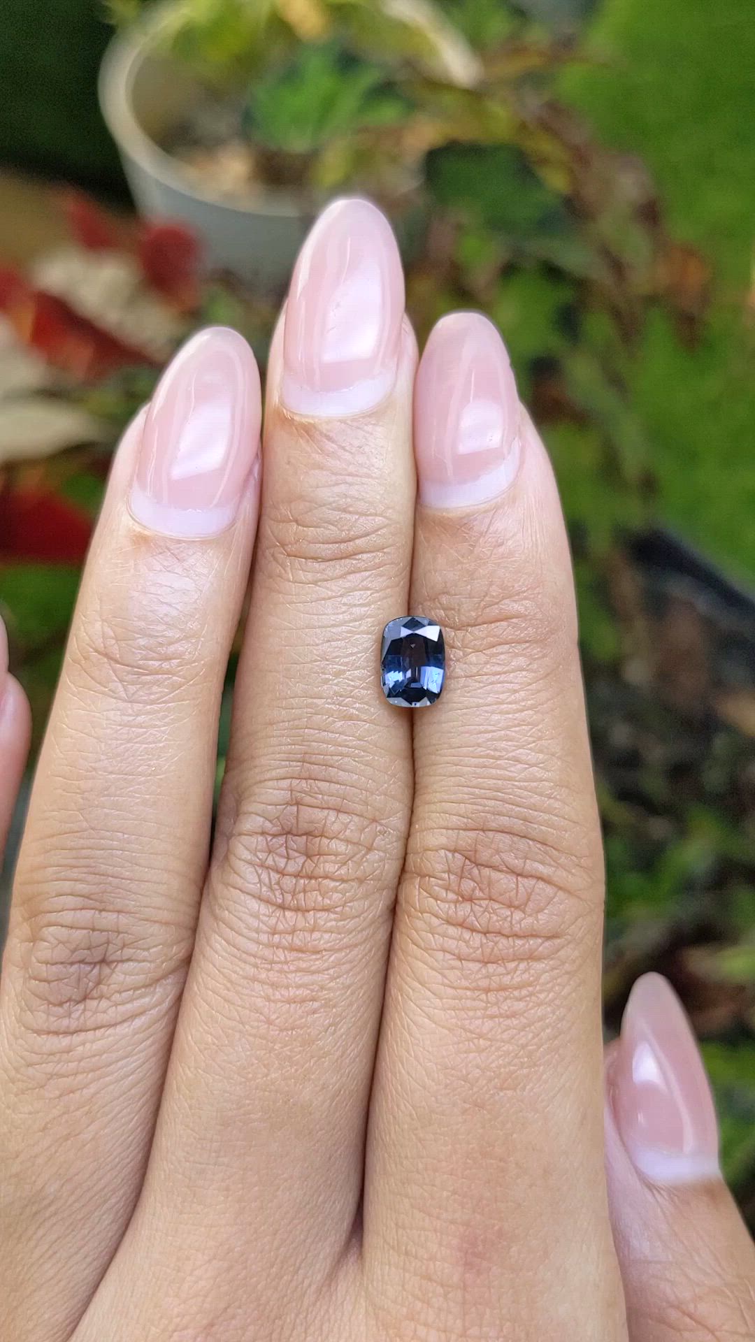1.17 Ct. Blue Spinel from Ceylon (Sri Lanka) Size Video