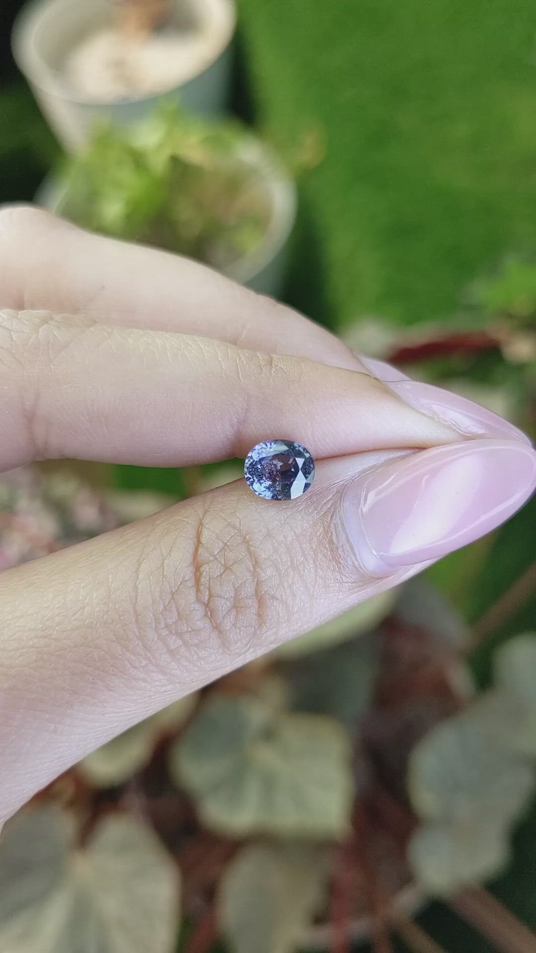 1.33 Ct. Blue Spinel from Ceylon (Sri Lanka) Size Video