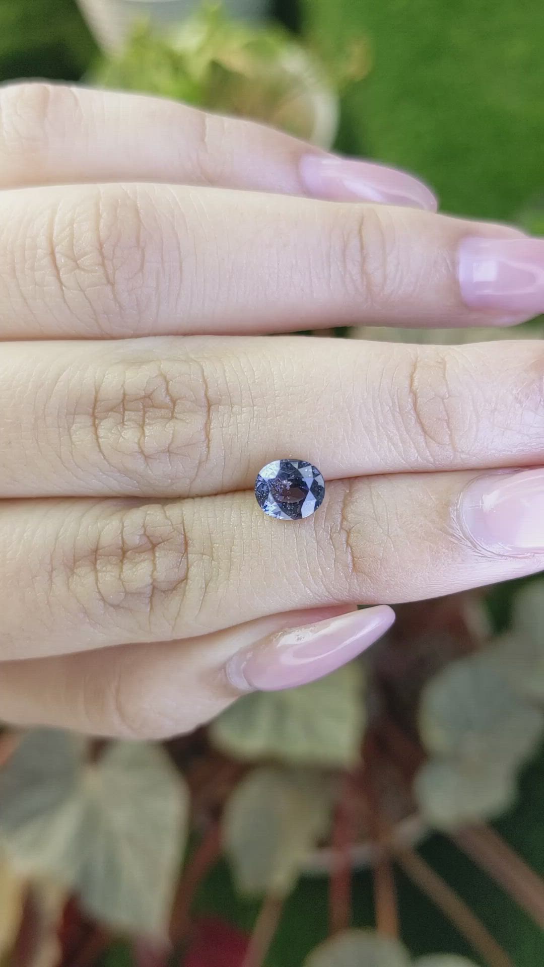 1.33 Ct. Blue Spinel from Ceylon (Sri Lanka) Size Video