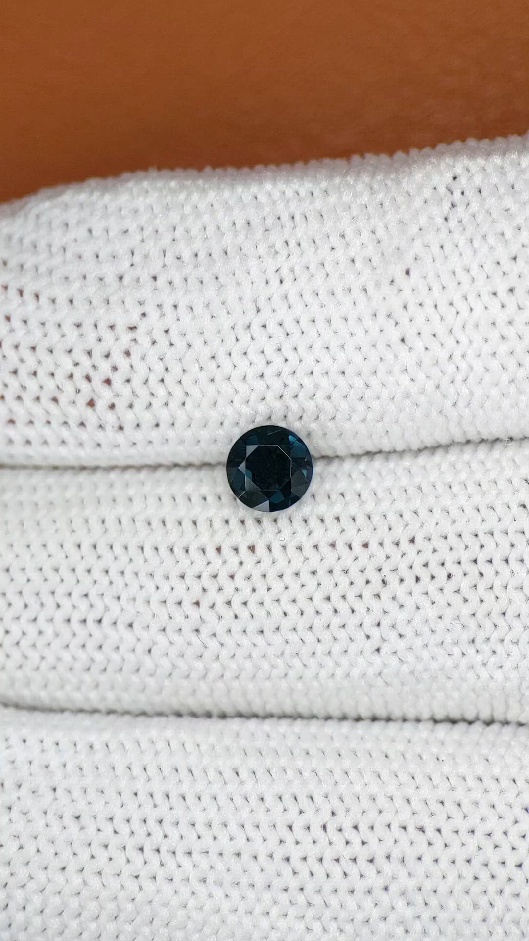 0.74 Ct. Greenish Blue Spinel from Ceylon (Sri Lanka) Size Video