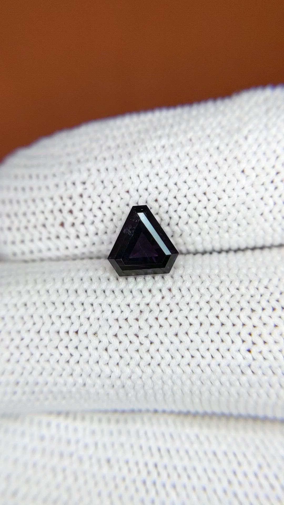1.33 Ct. Purple Spinel from Ceylon (Sri Lanka) Size Video