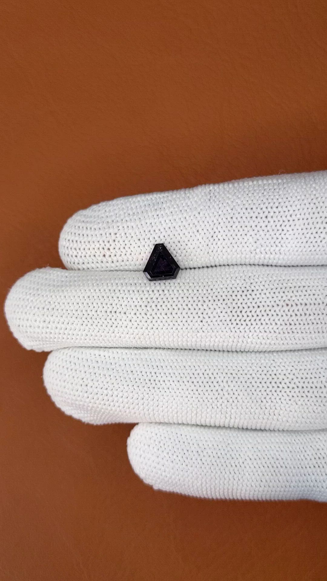 1.33 Ct. Purple Spinel from Ceylon (Sri Lanka) Size Video