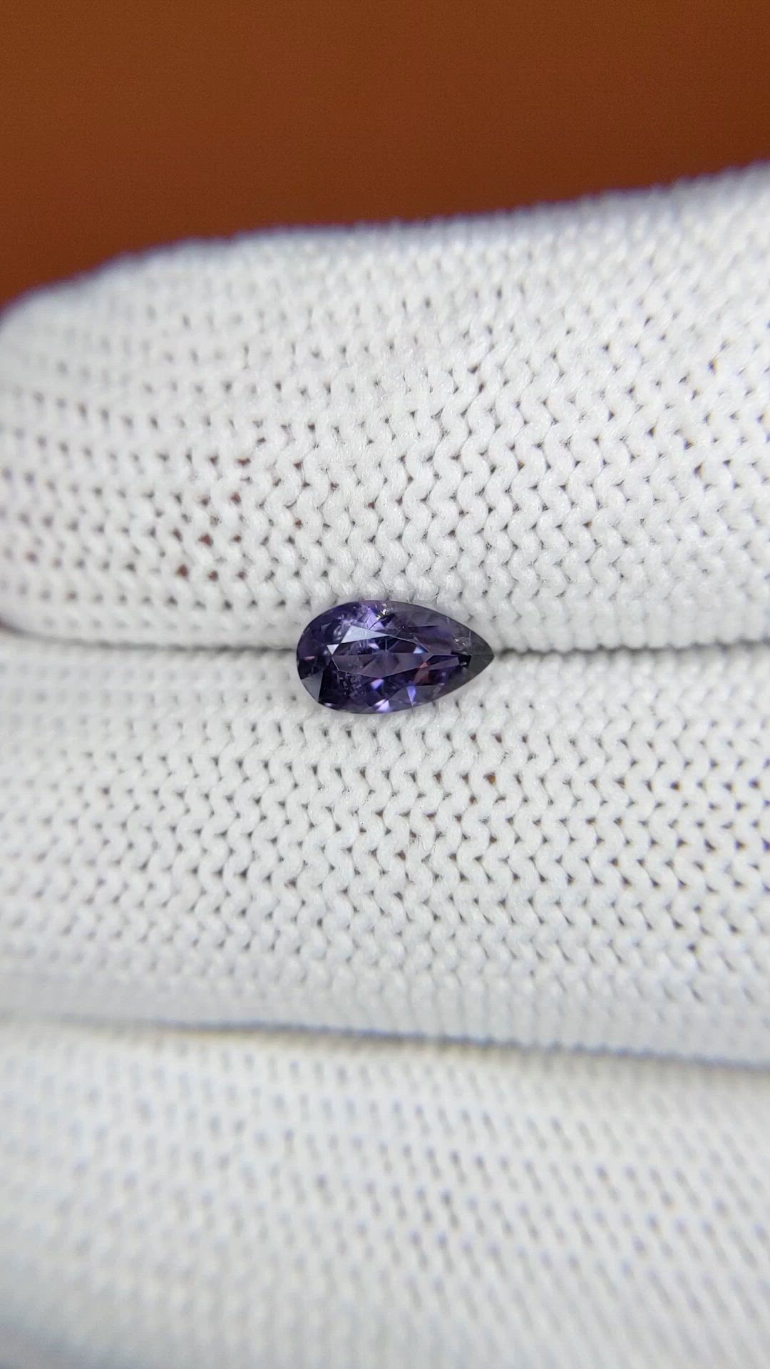 0.77 Ct. Purple Spinel from Ceylon (Sri Lanka) Size Video