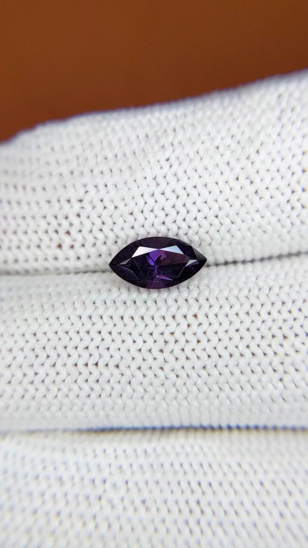 1.07 Ct. Purple Spinel from Ceylon (Sri Lanka) Size Video