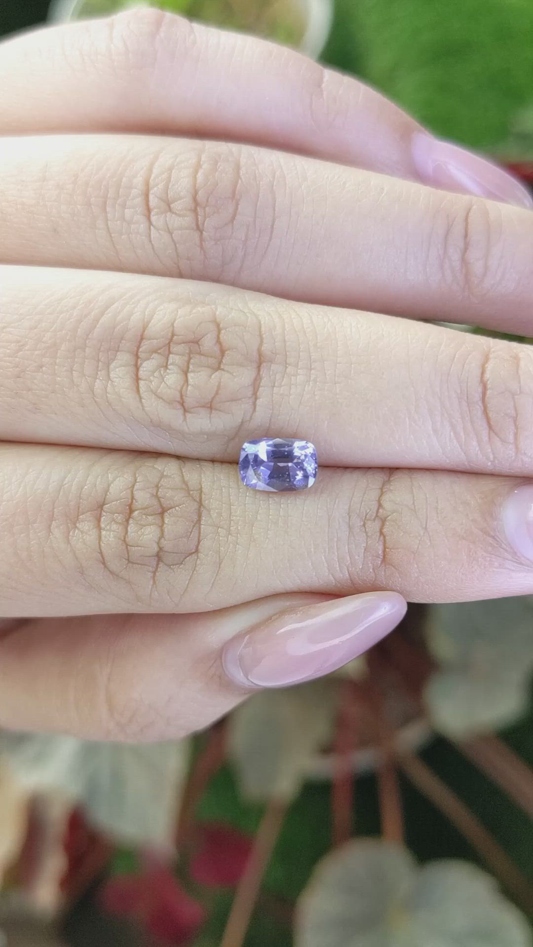 1.12 Ct. Purple Spinel from Ceylon (Sri Lanka) Size Video