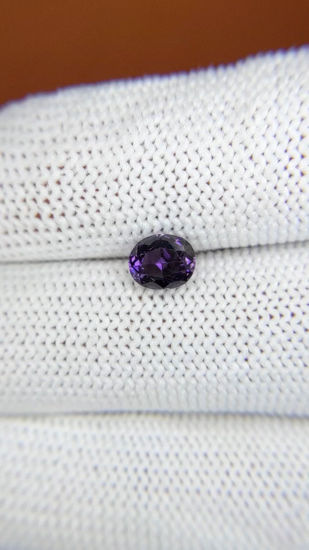 1.13 Ct. Purple Spinel from Ceylon (Sri Lanka) Size Video