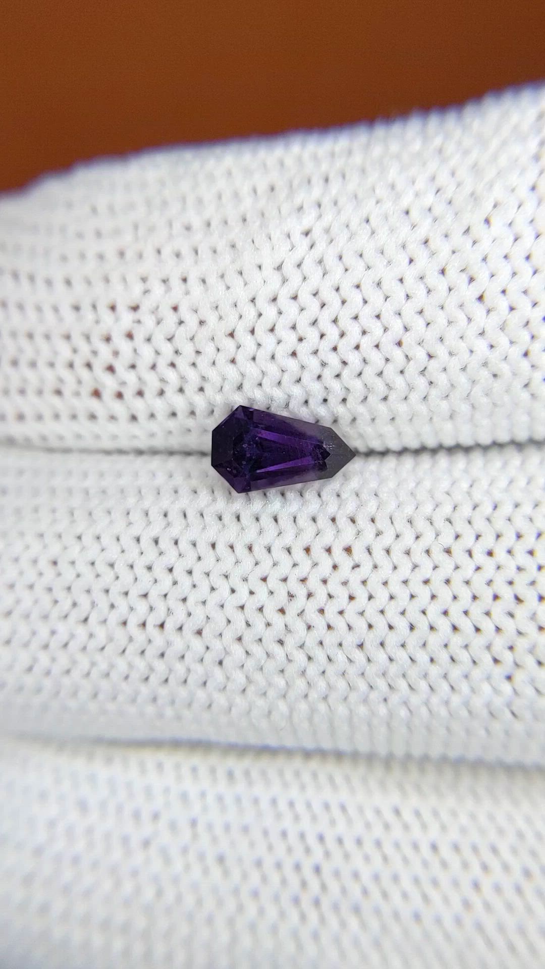 0.82 Ct. Pinkish Purple Spinel from Ceylon (Sri Lanka) Size Video