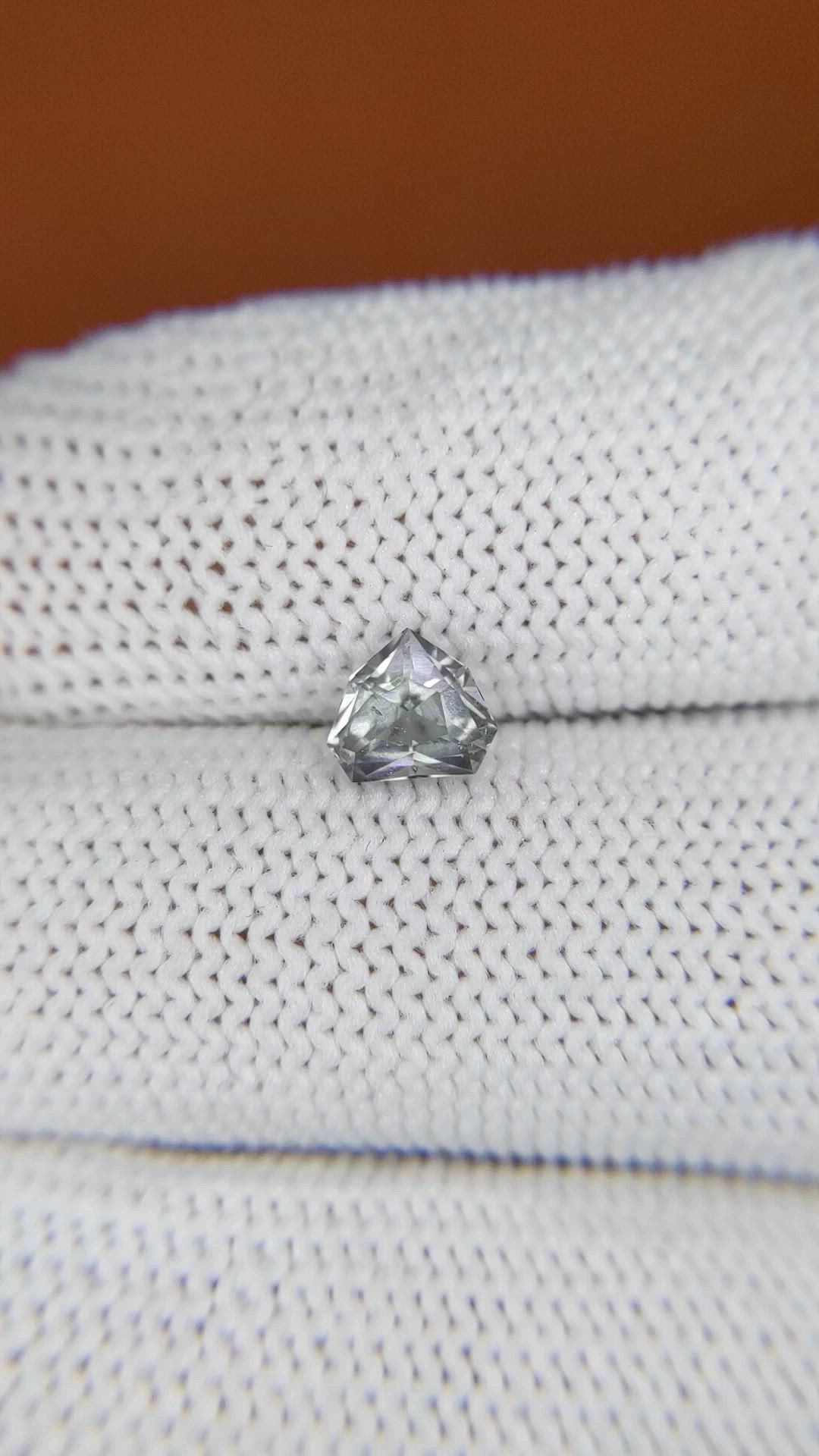 0.87 Ct. Grey Spinel from Ceylon (Sri Lanka) Size Video