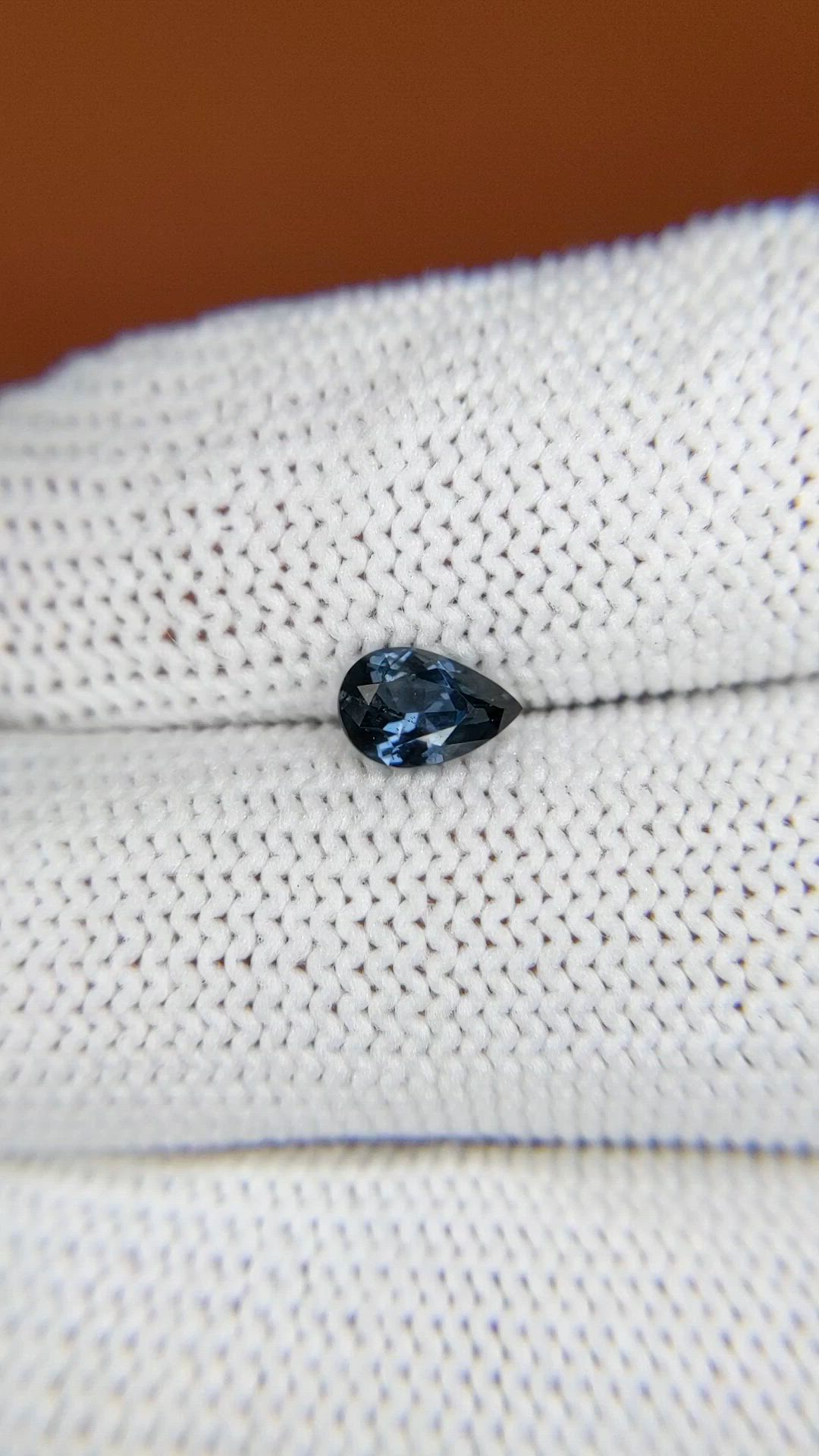 0.59 Ct. Blue Spinel from Ceylon (Sri Lanka) Size Video