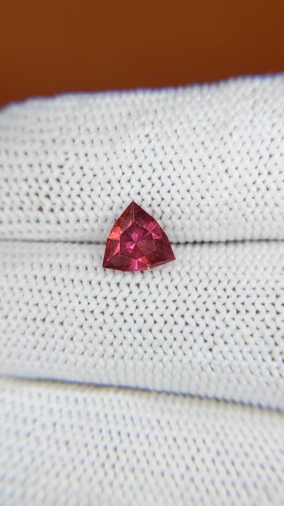 1.31 Ct. Purplish Pink Garnet from Ceylon (Sri Lanka) Size Video