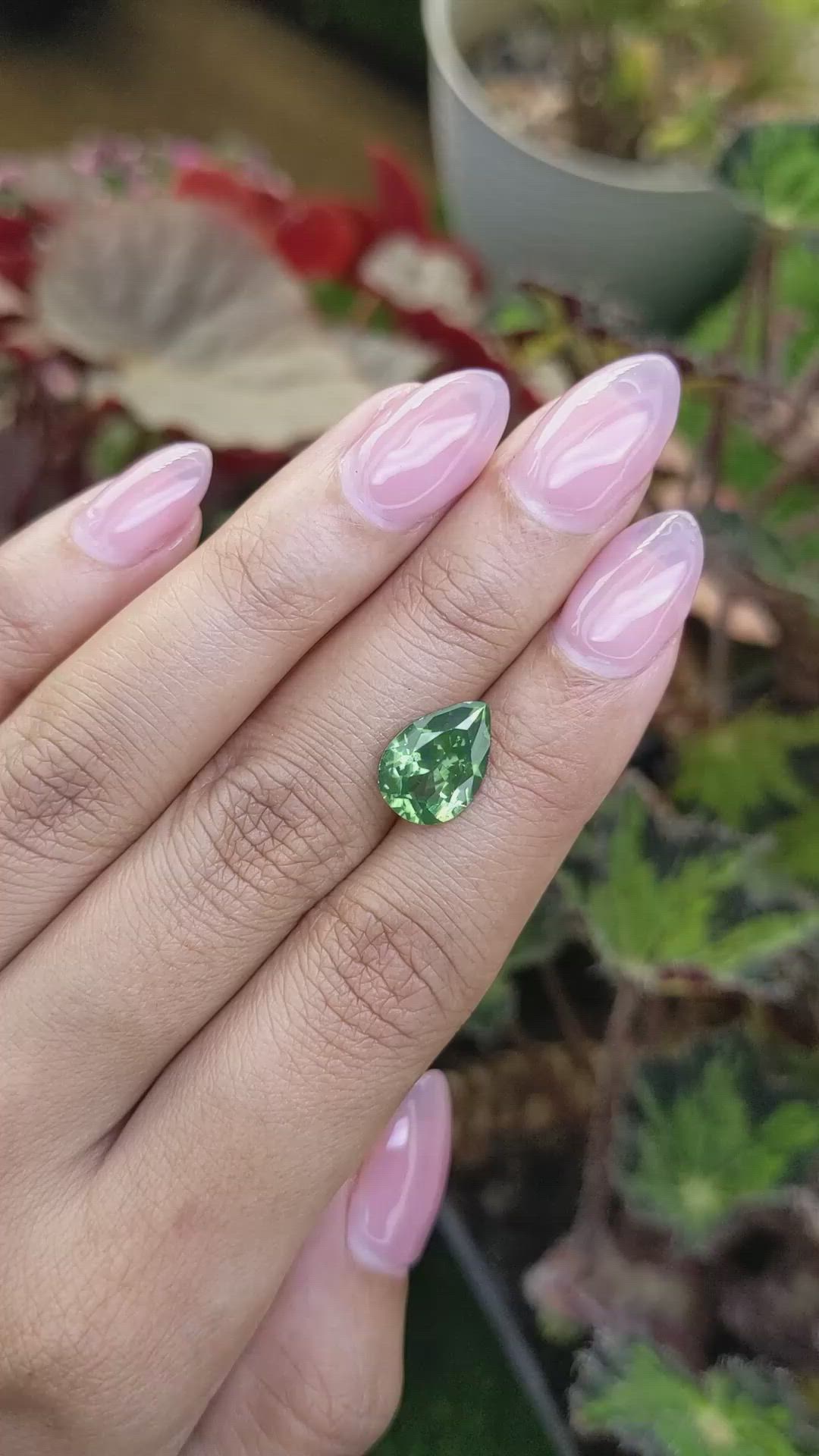 4.22 Ct. Green Tourmaline from Ceylon (Sri Lanka) Size Video